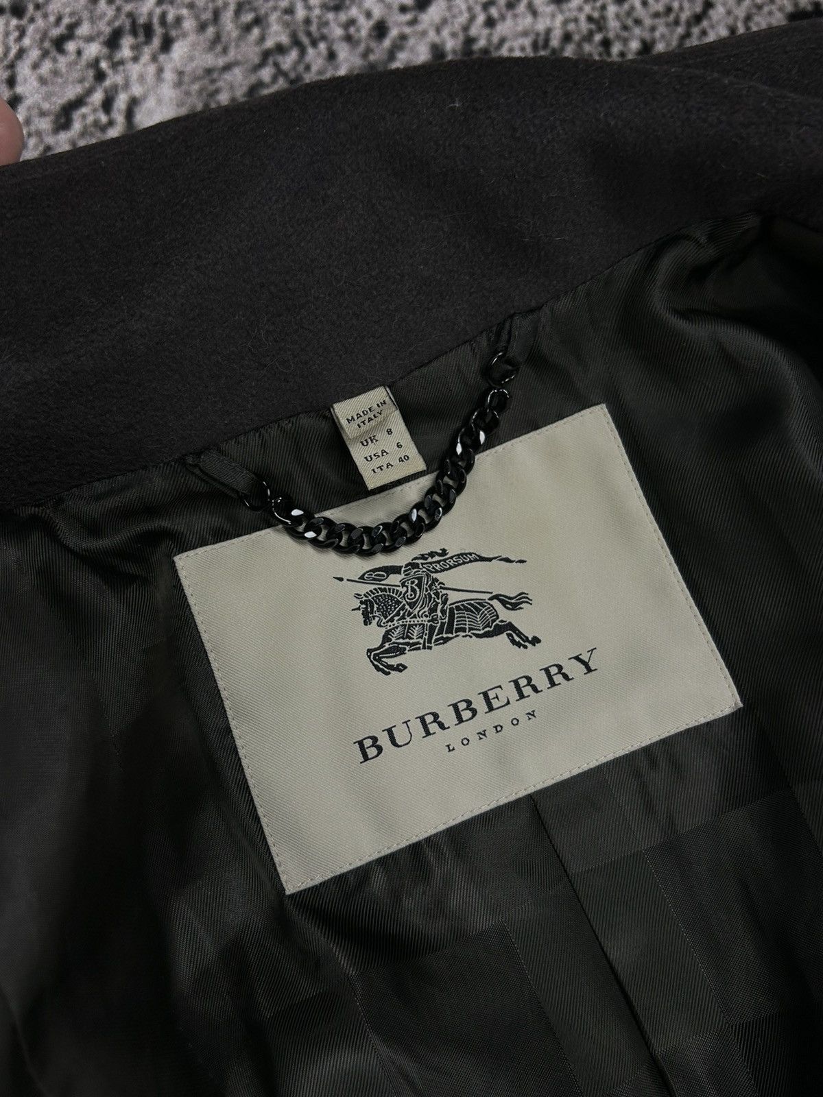 Burberry Burberry London Wool Belted Coat Womens Size 6 Made In Italy Size M / US 6-8 / IT 42-44 - 12 Thumbnail