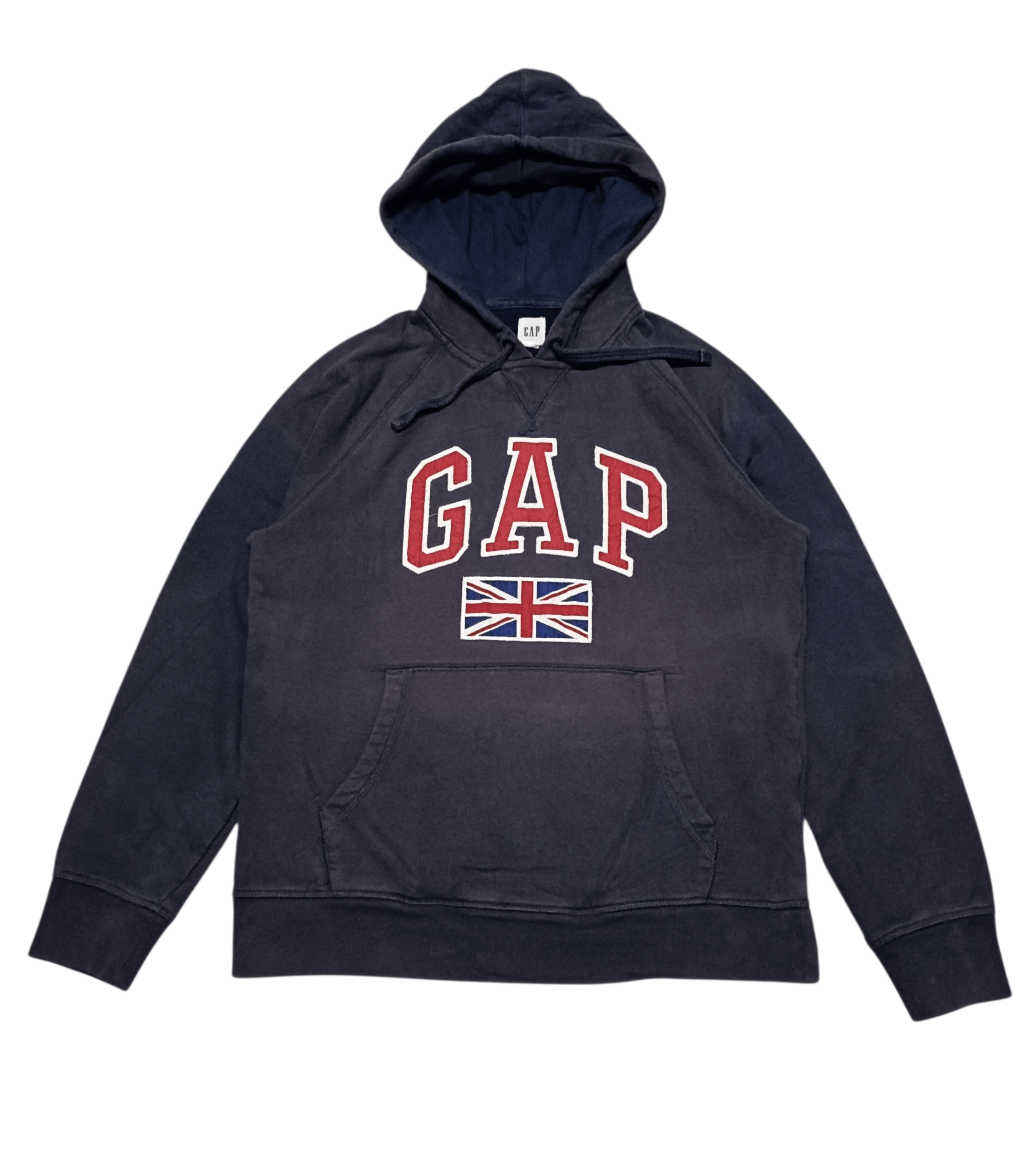 Gap Sunfaded Vtg Gap Great Britian Hoodie Size US S / EU 44-46 / 1 - 1 Thumbnail