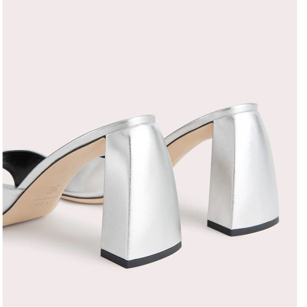 By Far BY FAR Michele Mule in Silver, Size: EU 37 Size US 7 / IT 37 - 2 Thumbnail