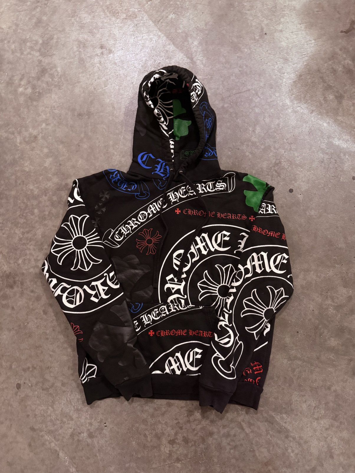 Chrome Hearts Chrome Hearts Stencil Hoodie Size US S / EU 44-46 / 1 - 1 Thumbnail