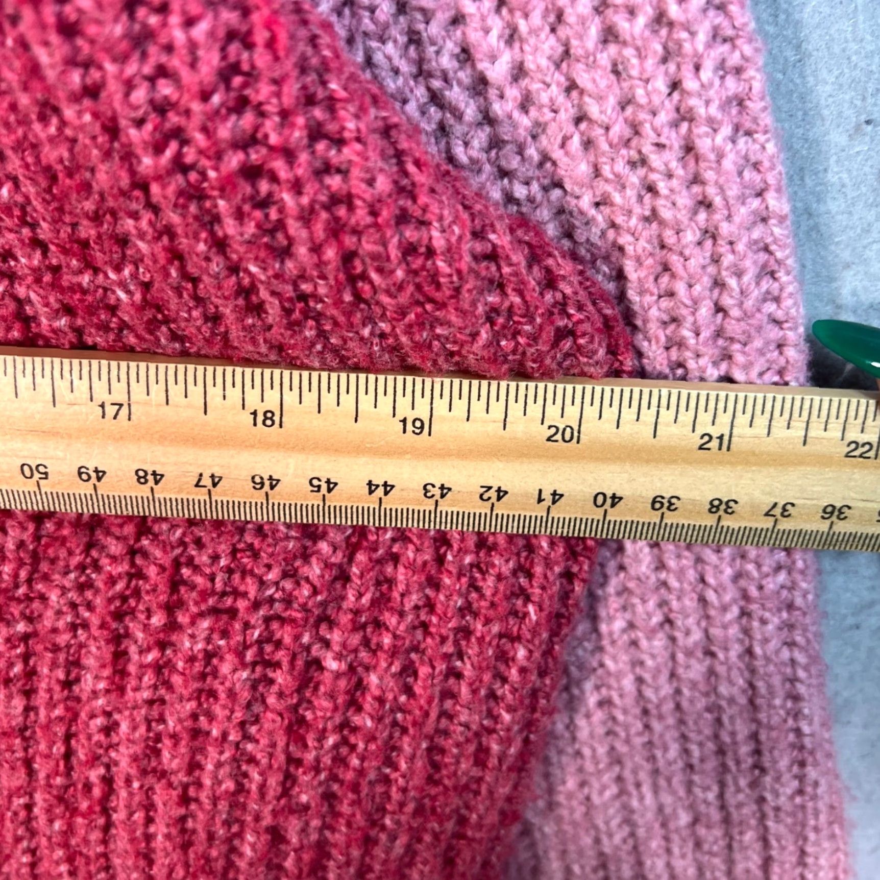 Vans Vans Womens XS Cropped Two-Tone Pink Ribbed Knit Sweater Pullover Size XS / US 0-2 / IT 36-38 - 5 Thumbnail
