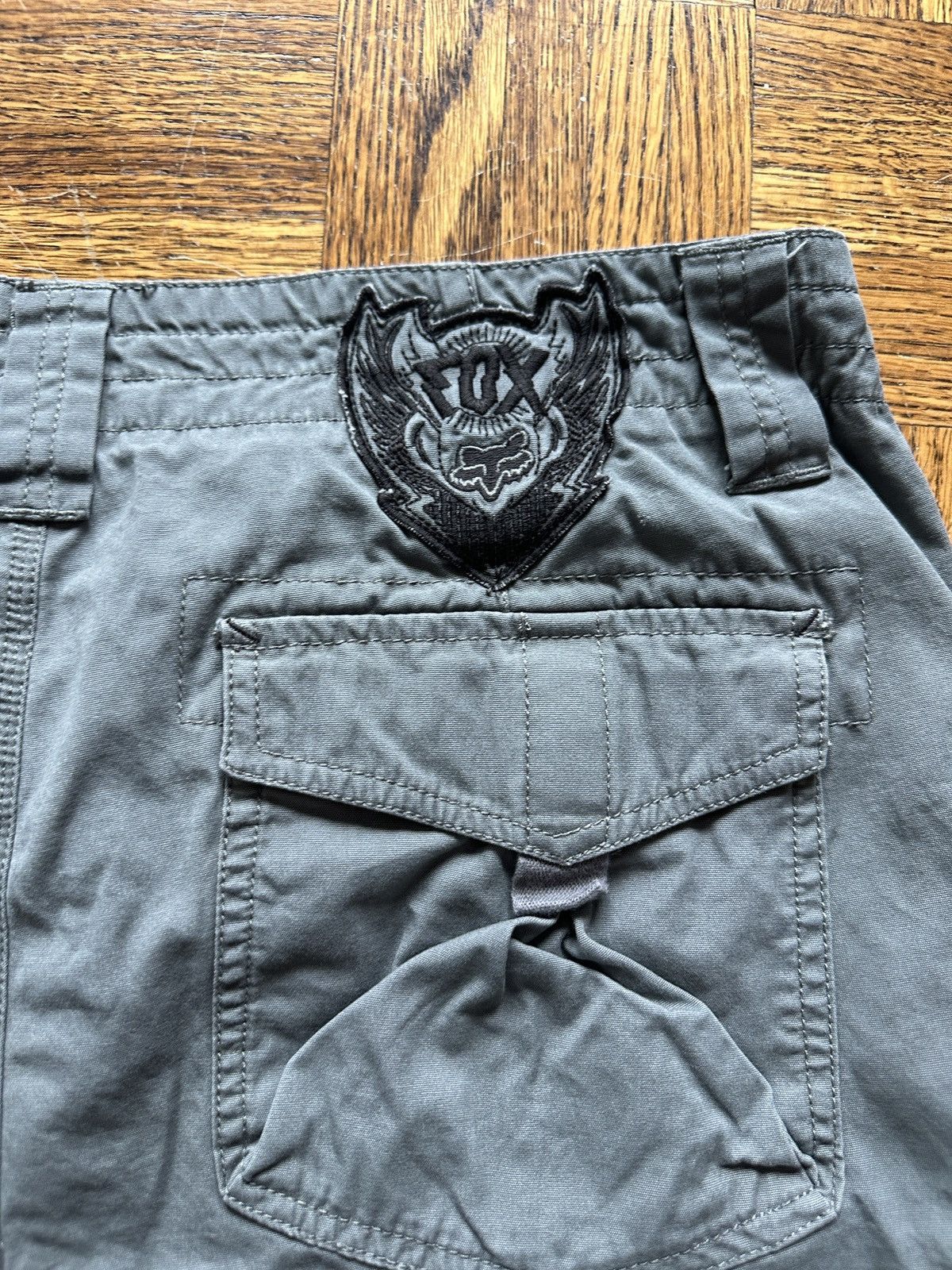 Fox Racing Vintage Y2K Fox Racing Cargo Shorts Size US 34 / EU 50 - 7 Thumbnail