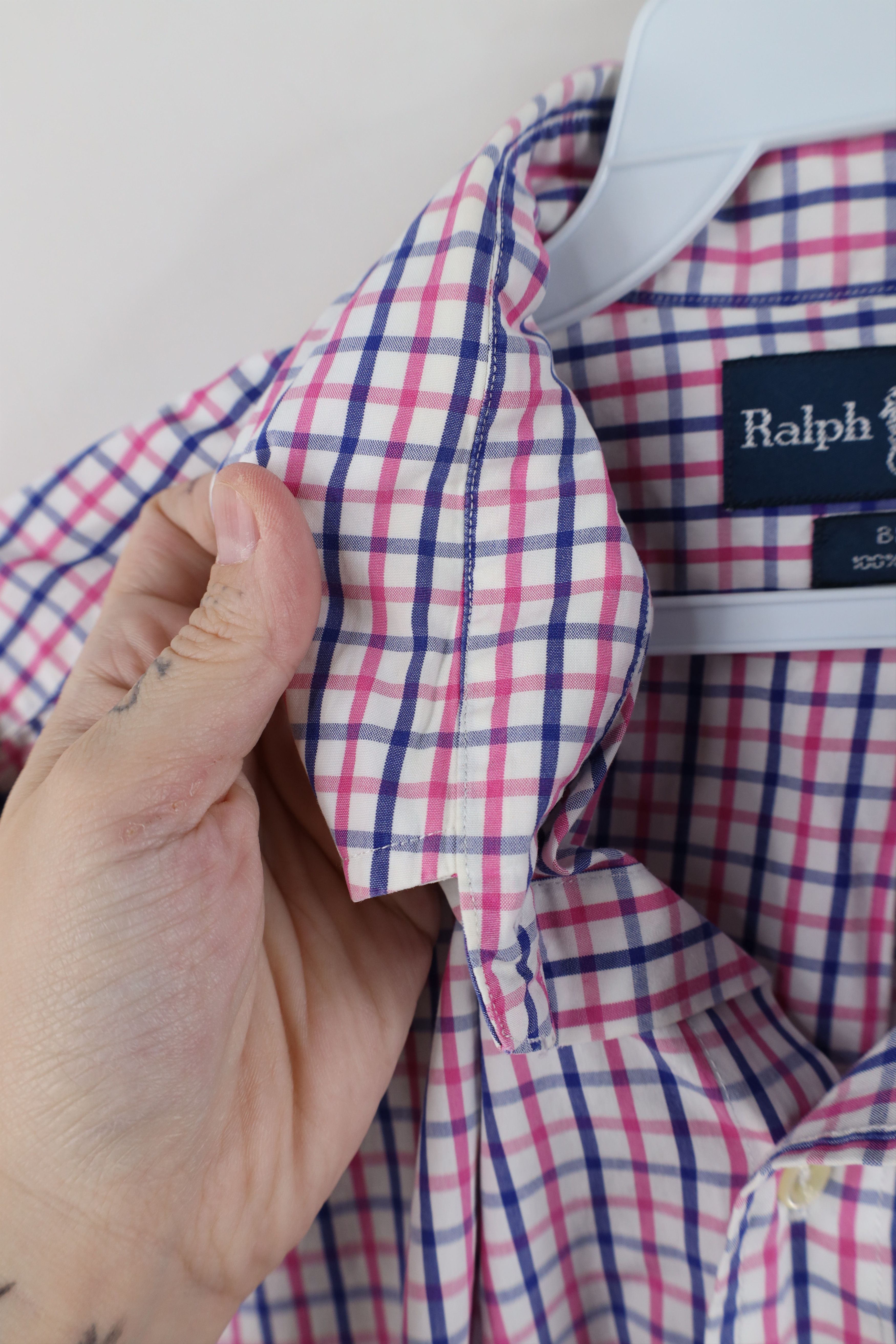 Polo Ralph Lauren Vintage 90s Ralph Lauren Collared Button Down Shirt Plaid Size US L / EU 52-54 / 3 - 8 Thumbnail