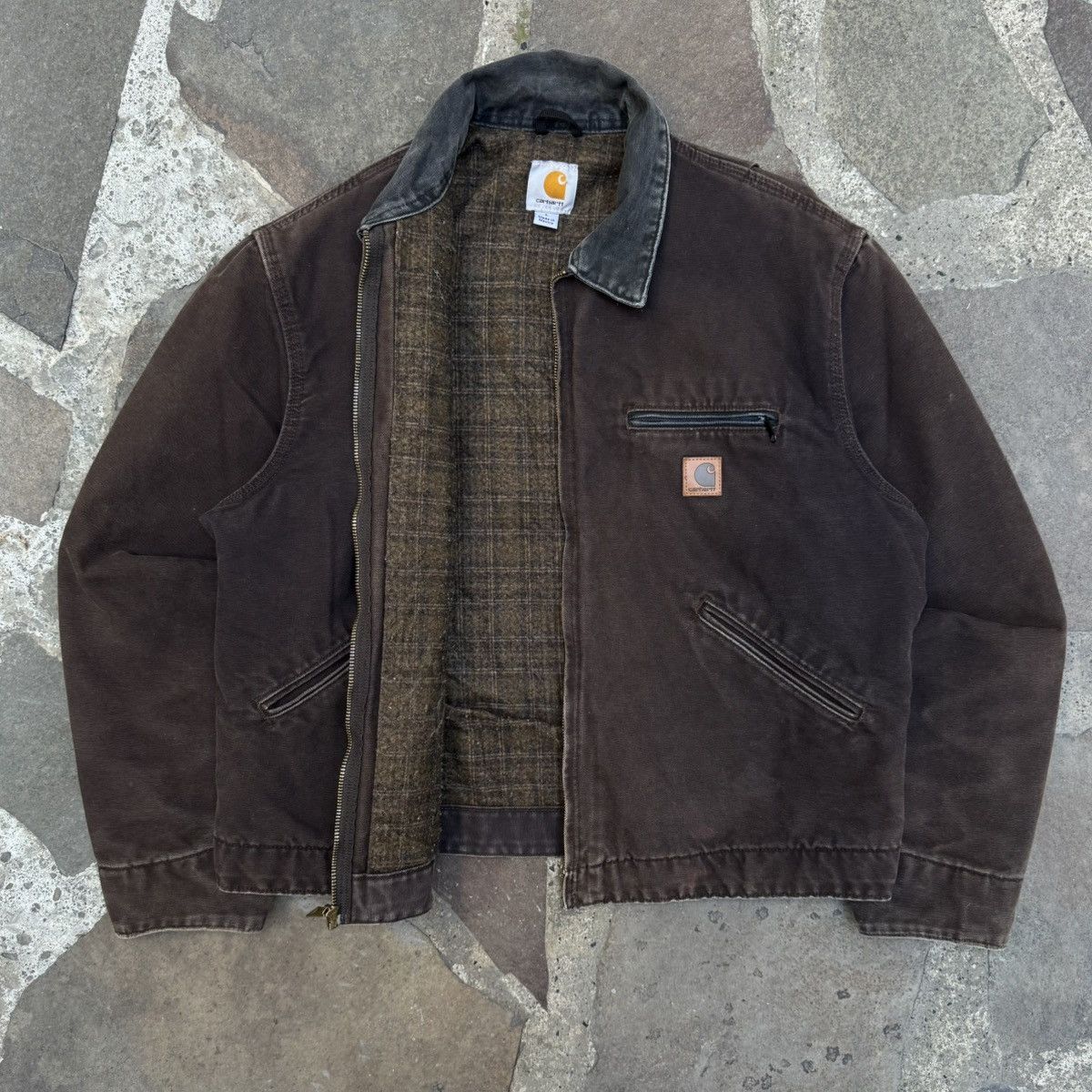 Carhartt 📦 SOLD 📦 Carhartt Detroit Jacket J97 DKB Size US L / EU 52-54 / 3 - 2 Thumbnail