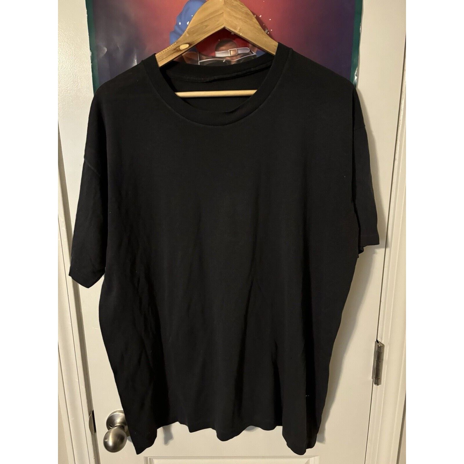 Other Vintage Faded Black Blank Shirt Size Unknown Brand Unknown Size US L / EU 52-54 / 3 - 2 Thumbnail