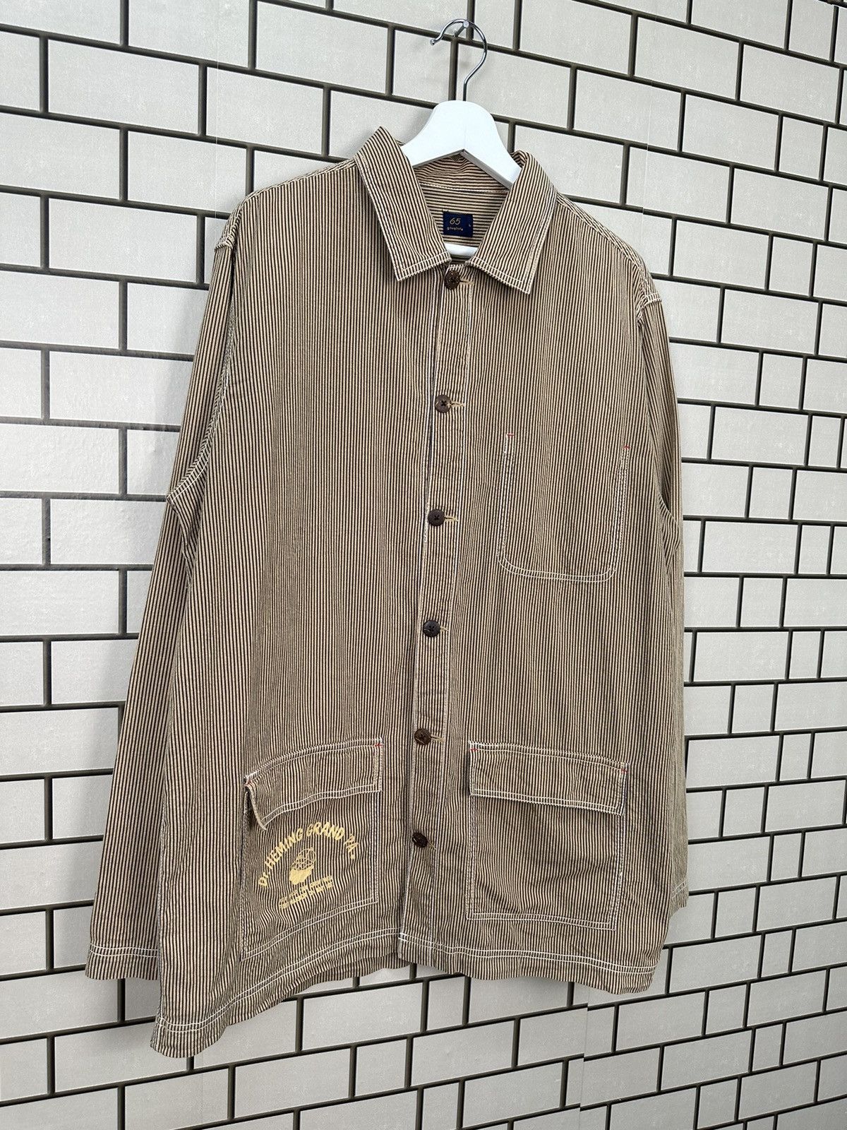 Japanese Brand Dr.Herming Grand PA By 65 Givelife Button Jacket Size US L / EU 52-54 / 3 - 2 Thumbnail