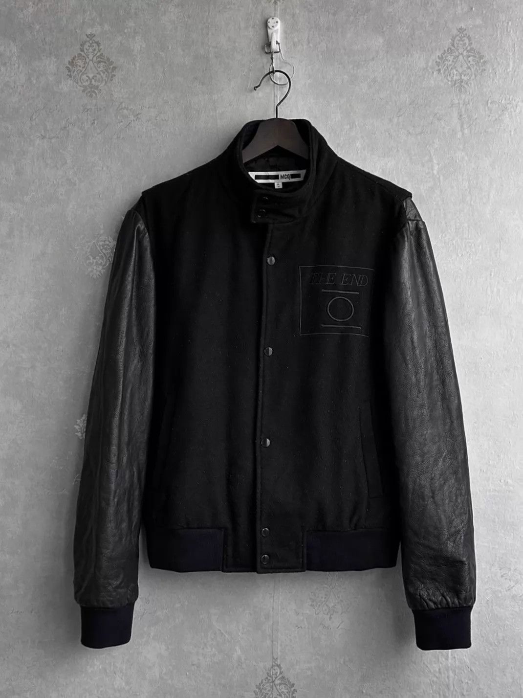 Alexander McQueen AMQ 17AW 'The End' Embroidered Leather Jacket 48 Size US M / EU 48-50 / 2 - 2 Thumbnail