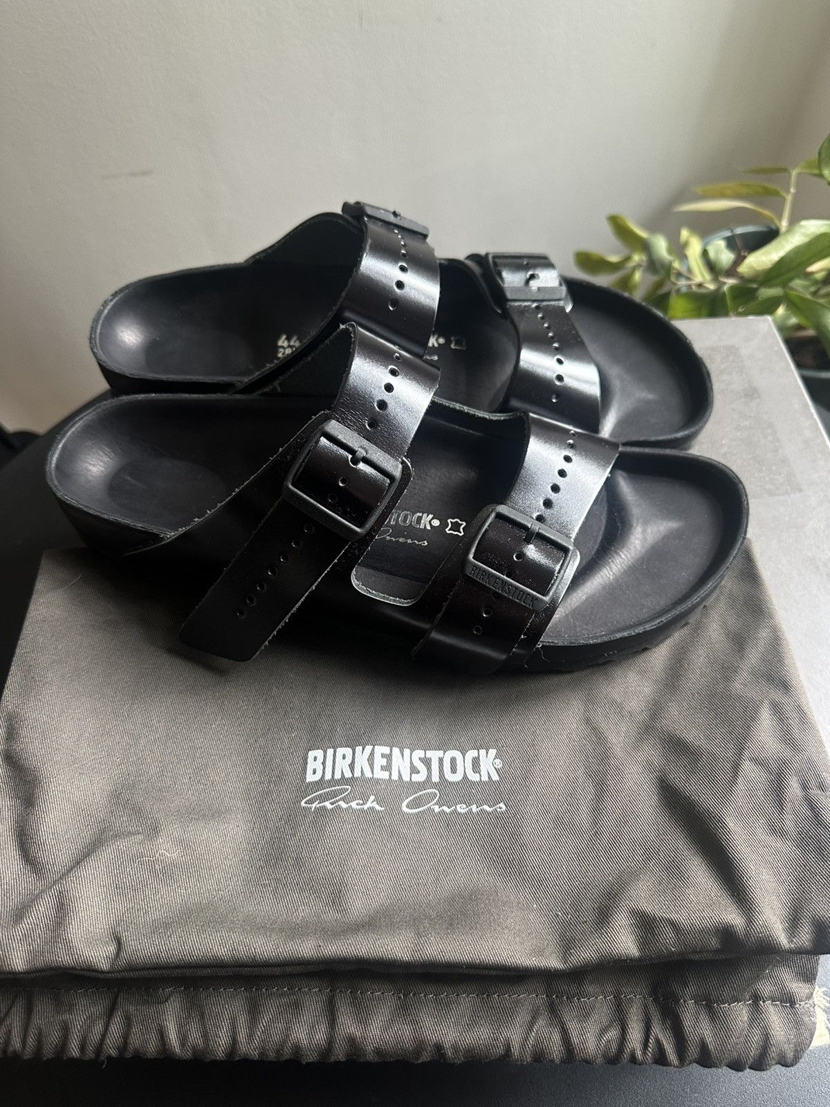 希少　BIRKENSTOCK Rick Owens Arizona Rivets Arizona Rivets Suede Leather Black | BIRKENSTOCK