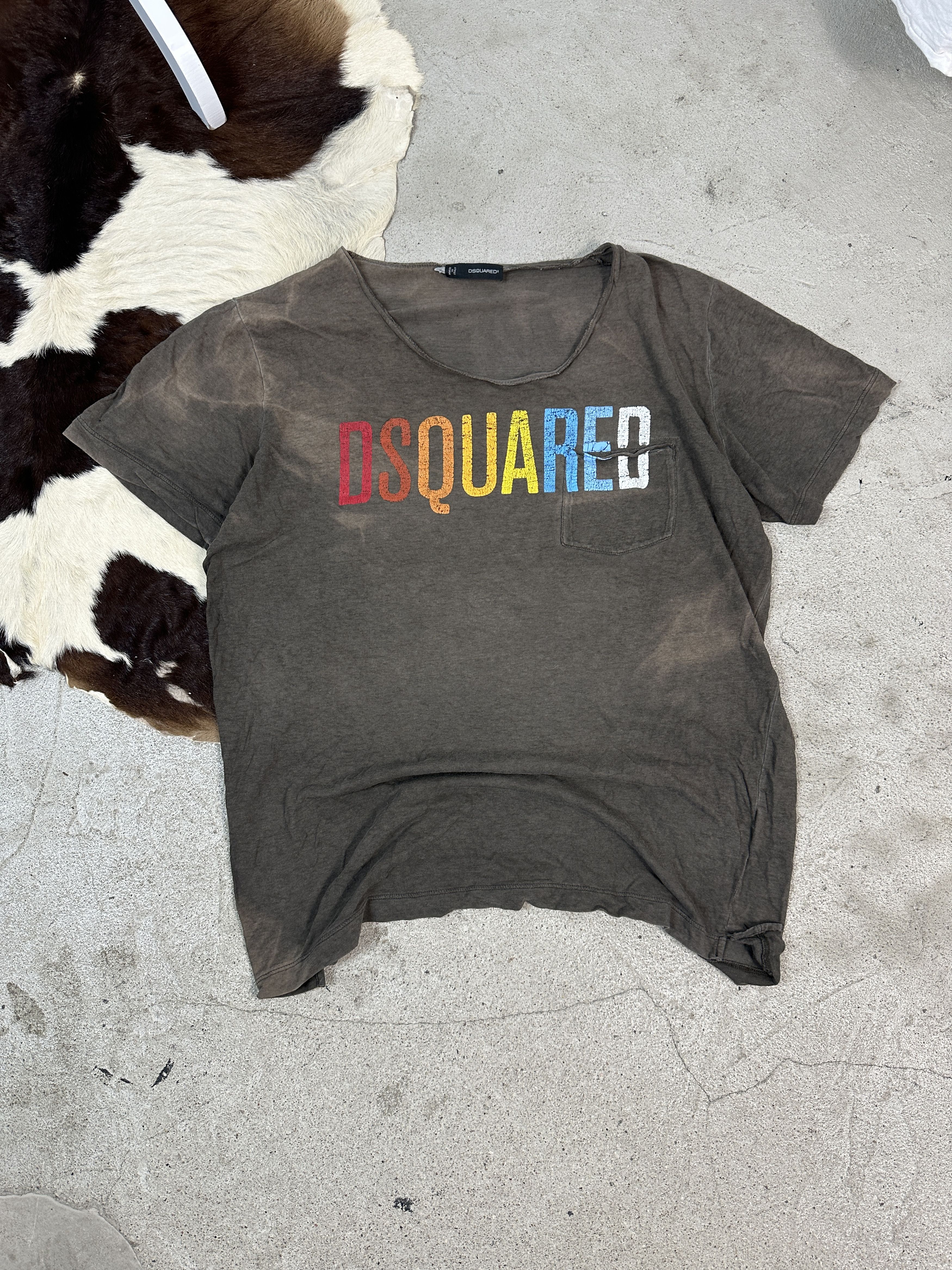 Dsquared2 × Vintage Vintage Dsquared2 Avant Garde Streetwear Casual T-shirt Size US XL / EU 56 / 4 - 2 Thumbnail