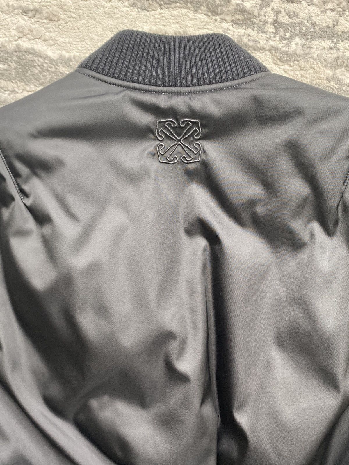 Off-White Black Off-White Bomber Size M / US 6-8 / IT 42-44 - 2 Thumbnail