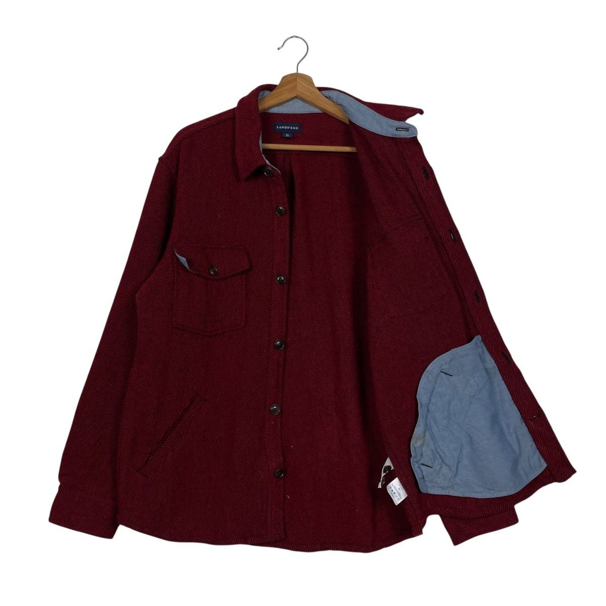 Lands' End Lands' End Wool Casual Jacket Size US L / EU 52-54 / 3 - 9 Thumbnail