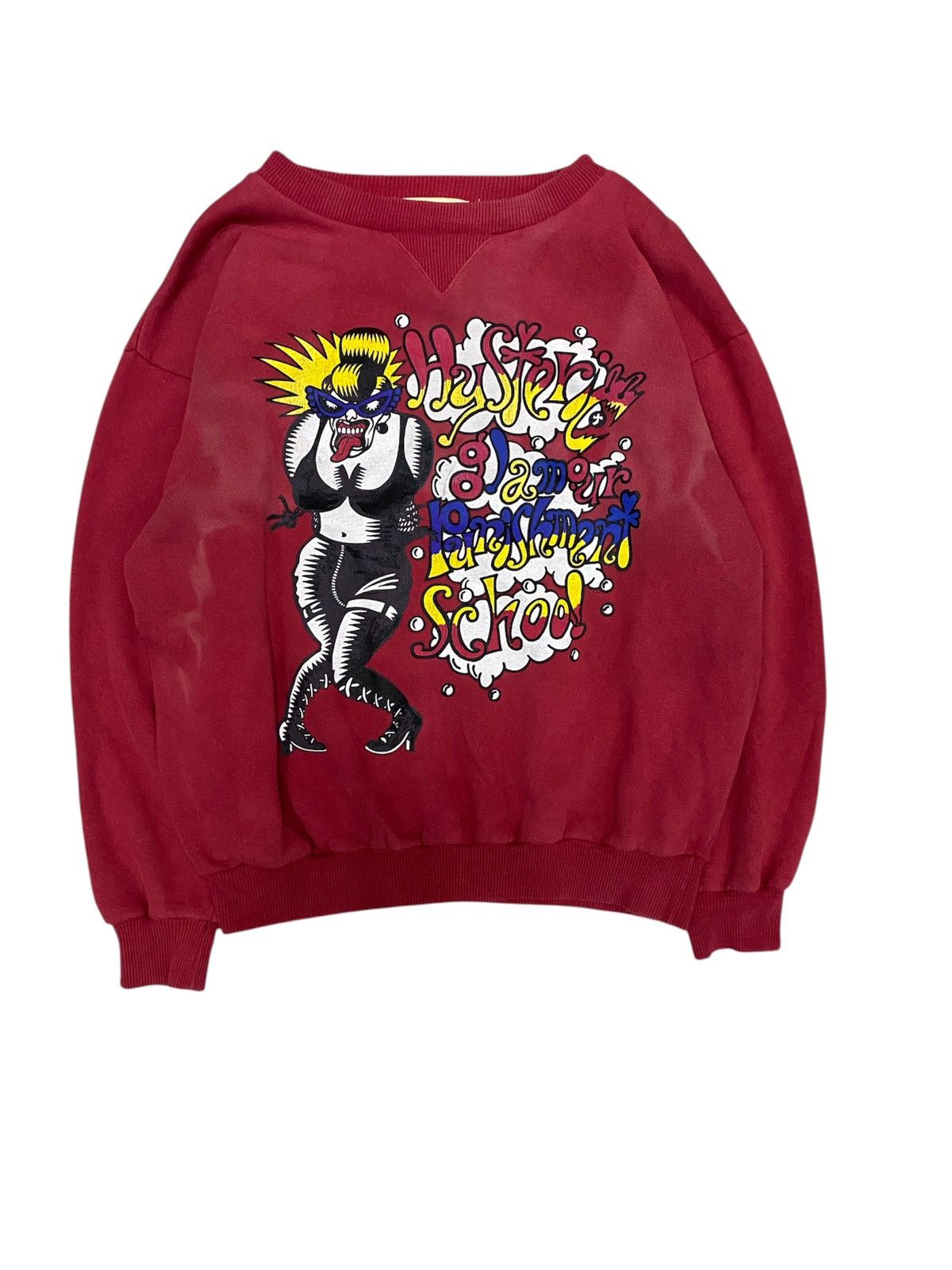 Hysteric Glamour 🔥 1980s Hysteric Punishment school sweayshirt Size US M / EU 48-50 / 2 - 1 Thumbnail