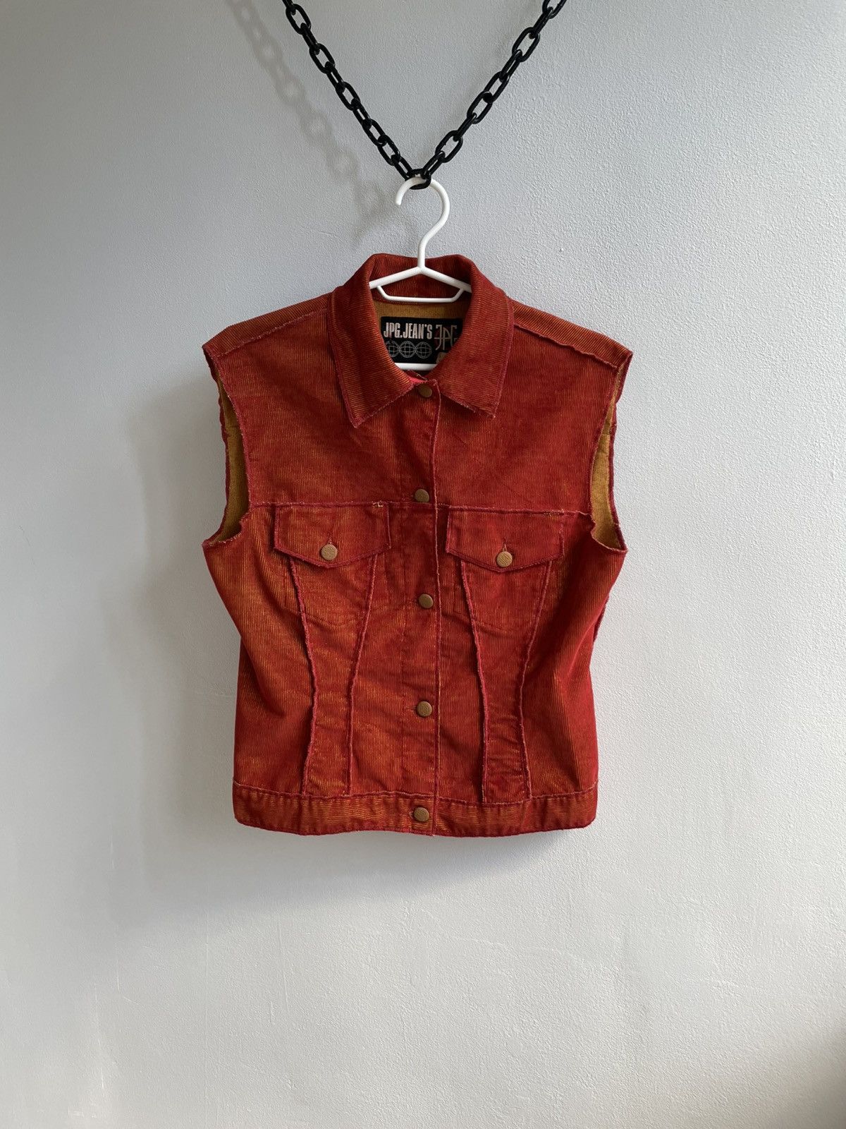 Jean Paul Gaultier Jean Paul Gaultier Jeans JPG Vintage Denim Jacket Vest Size L / US 10 / IT 46 - 1 Thumbnail