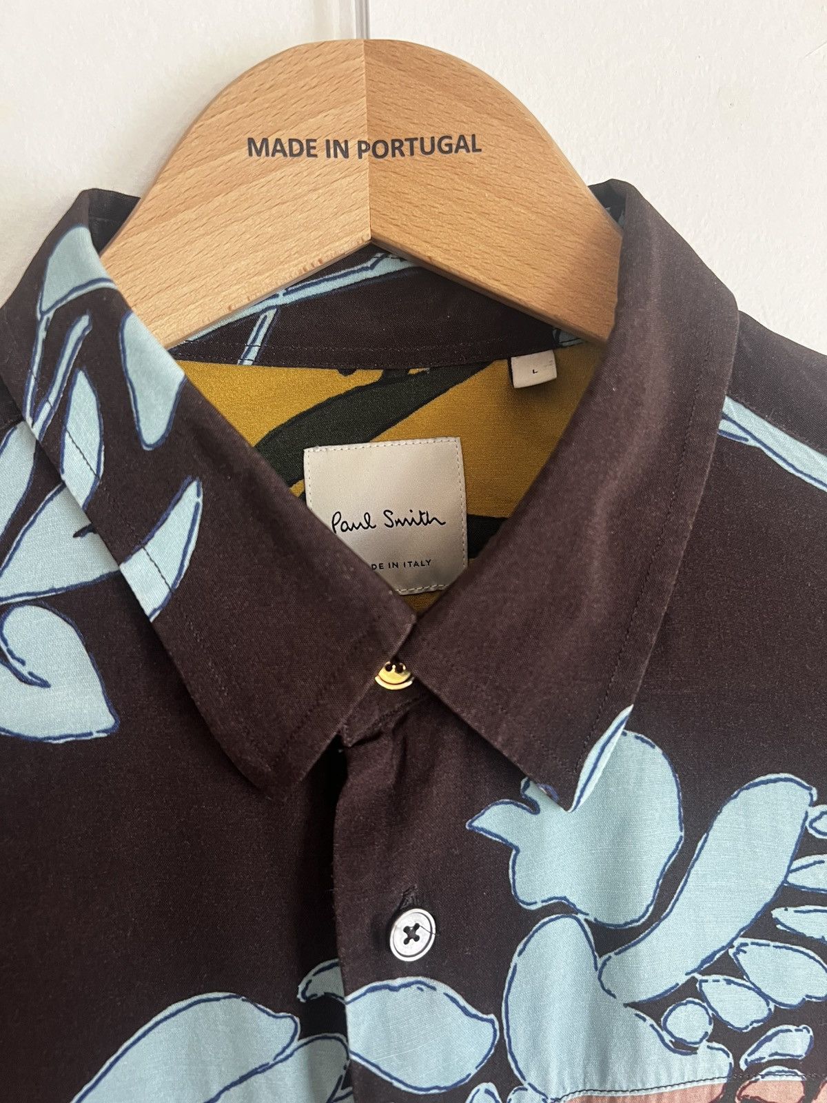 Paul Smith Paul Smith Floral Viscose Shirt LIKE NEW TWO TONE SUMMER Size US L / EU 52-54 / 3 - 2 Thumbnail