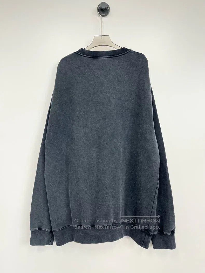 Gucci Gucci Grey embroidered letter logo sweatshirt Size US L / EU 52-54 / 3 - 2 Thumbnail