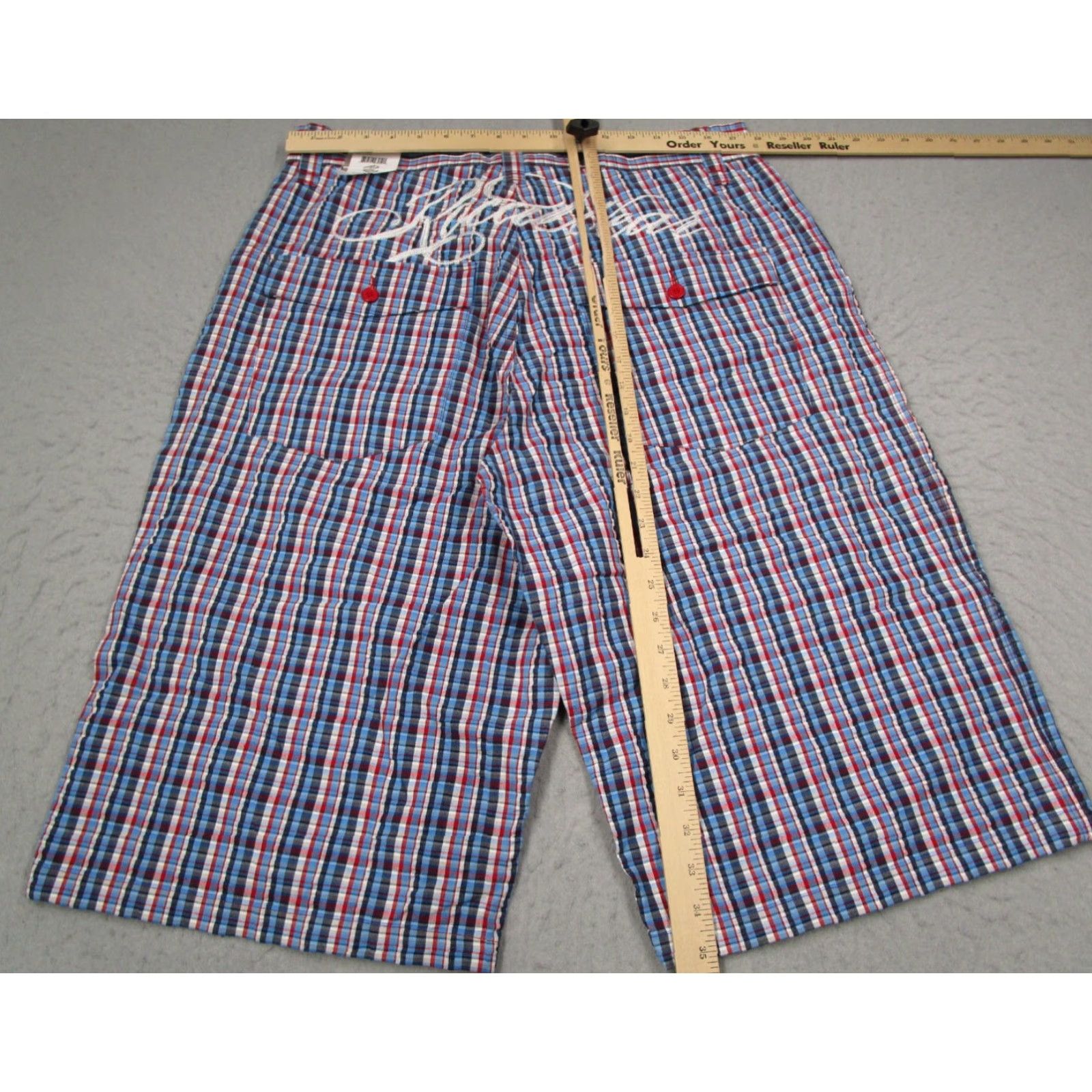 Rocawear Rocawear Shorts Mens 36 Blue Baggy Wide Leg Chino 90s Skate Colorful Size US 36 / EU 52 - 6 Thumbnail