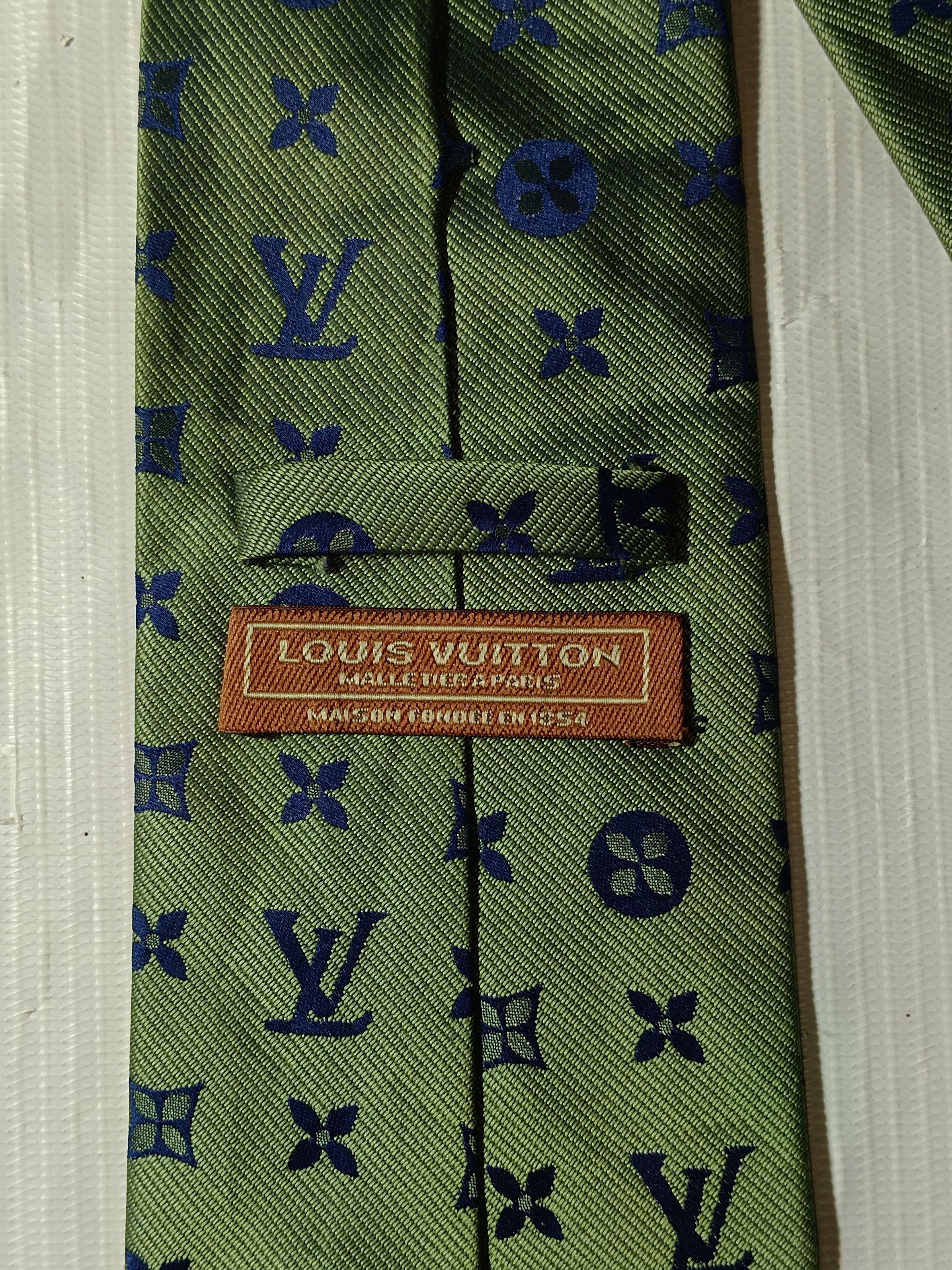 Louis Vuitton Louis Vuitton Monogram Necktie Ties Size ONE SIZE - 4 Thumbnail