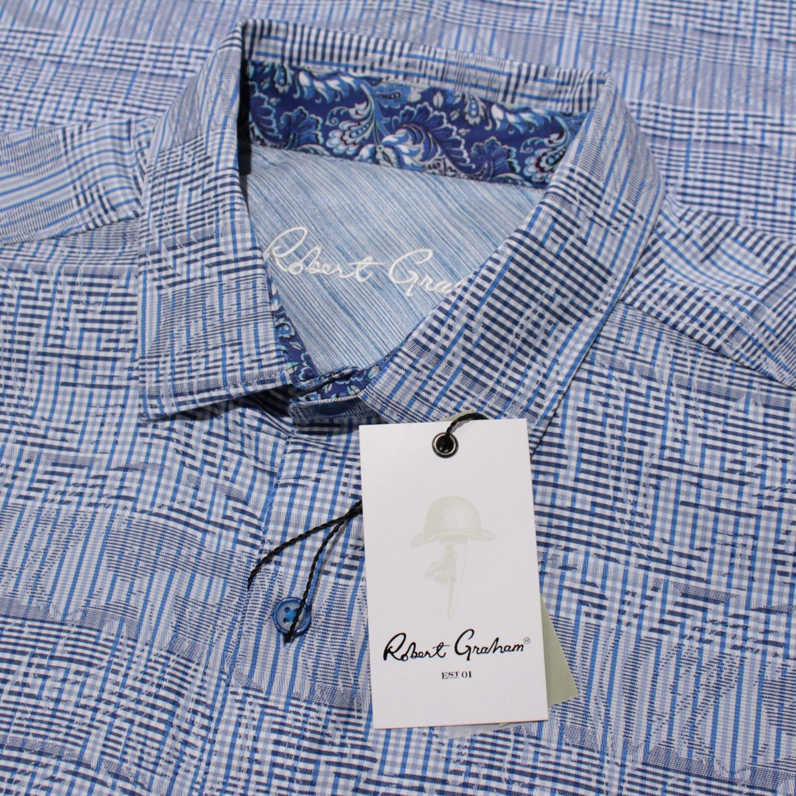 Robert Graham Robert Graham New with tags Shirt Size XL US In Blue Size US XL / EU 56 / 4 - 1 Thumbnail