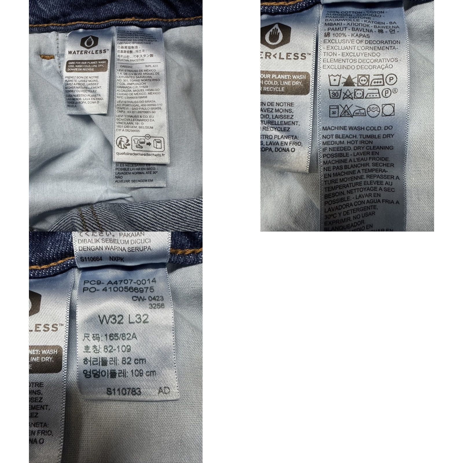 Levi's Levi'S 94 baggy cargo jeans denim mens 36x32 carpenter pockets draw strings Y2K Size US 36 / EU 52 - 9 Thumbnail