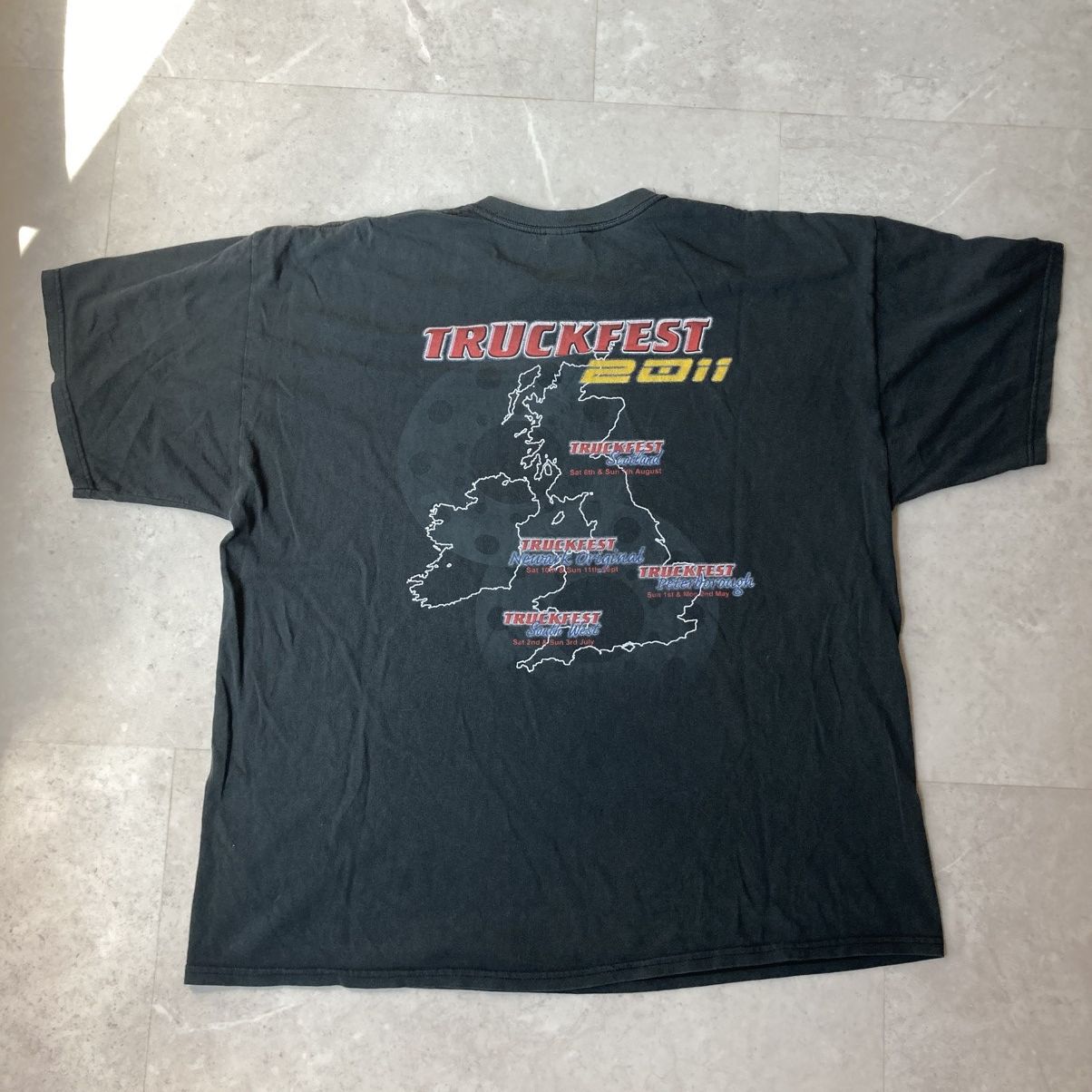 Vintage vintage mercedes truck driver truckfest faded tee Size US XXL / EU 58 / 5 - 4 Thumbnail