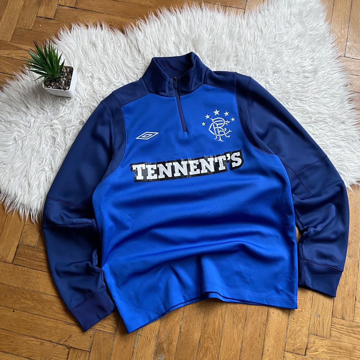 Umbro × Vintage 📌 Vintage Umbro Glasgow Rangers 2011/12 Jersey Longsleeve Size US M / EU 48-50 / 2 - 1 Thumbnail