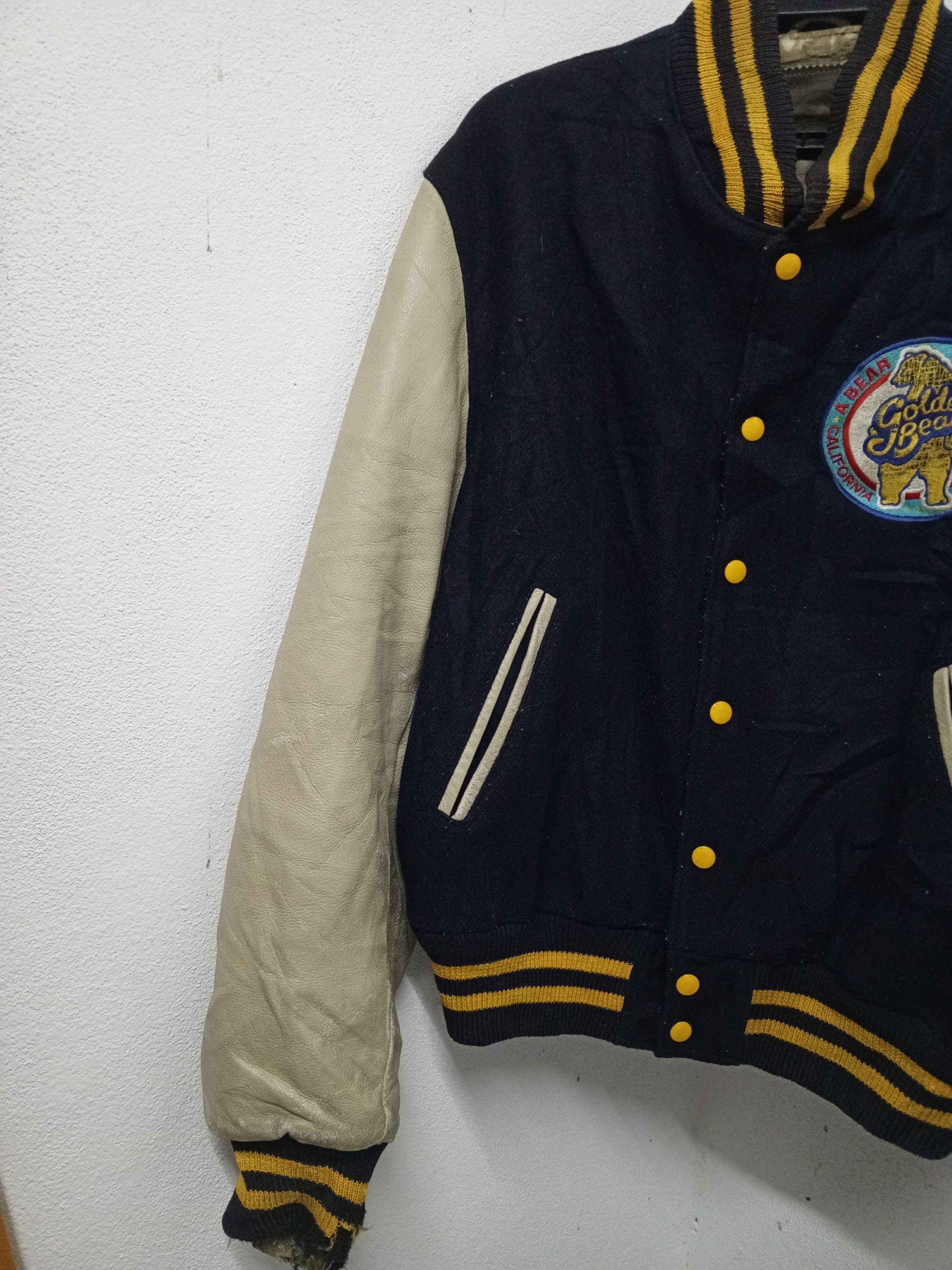 Golden Bear × Vintage Golden bear big logo vtg varsity jacket Size US L / EU 52-54 / 3 - 5 Thumbnail