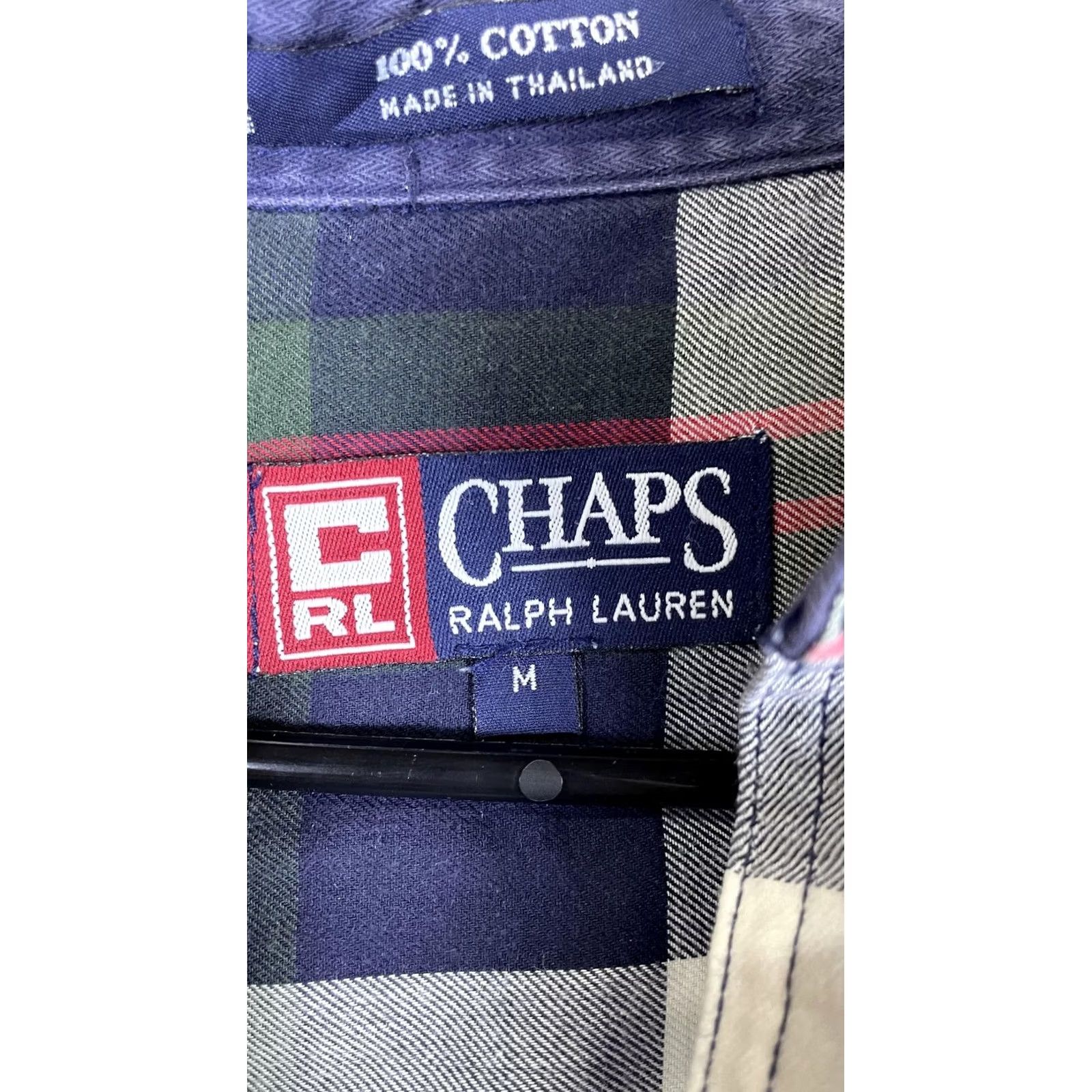 Ralph Lauren Chaps Ralph Lauren Shirt Mens Medium Multicolor Plaid Long Sleeve Button Down Size US M / EU 48-50 / 2 - 3 Thumbnail