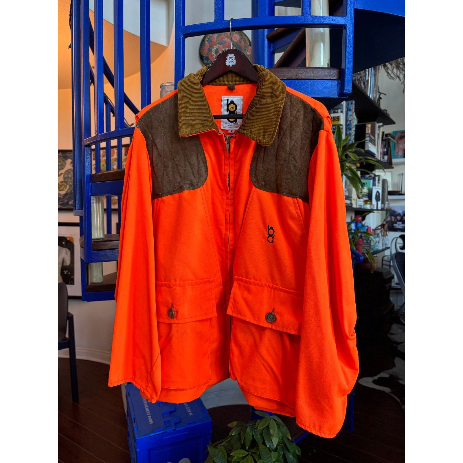 Vintage Vintage Bob Allen Blaze Orange Upland Hunting Jacket Size M Size US M / EU 48-50 / 2 - 1 Thumbnail