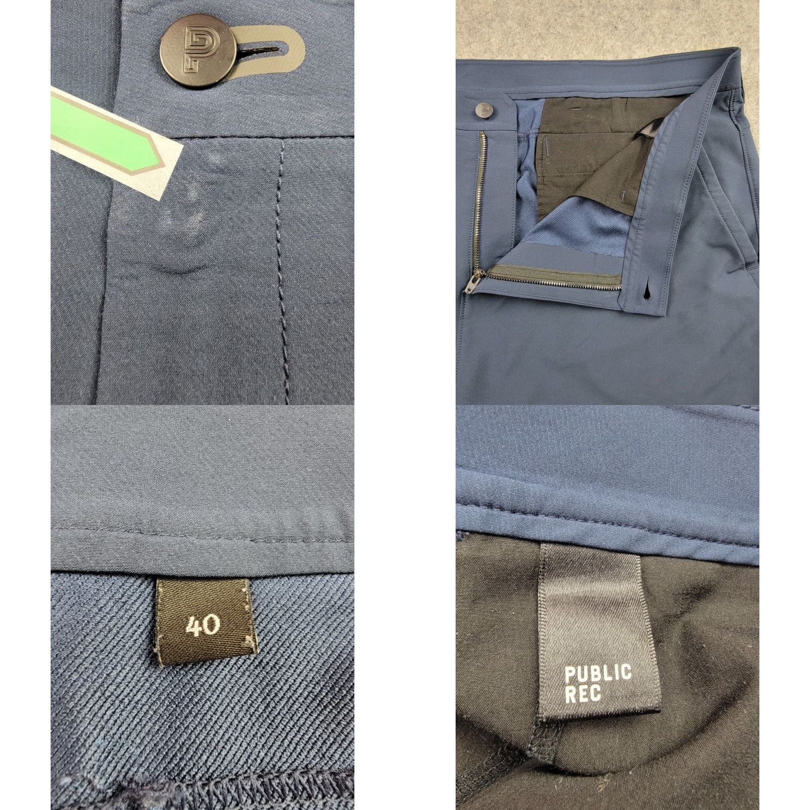Vintage Public Rec Shorts Mens 40 Blue 8'' Inseam Slash Pockets Casual Athleisure Size US 40 / EU 56 - 8 Thumbnail