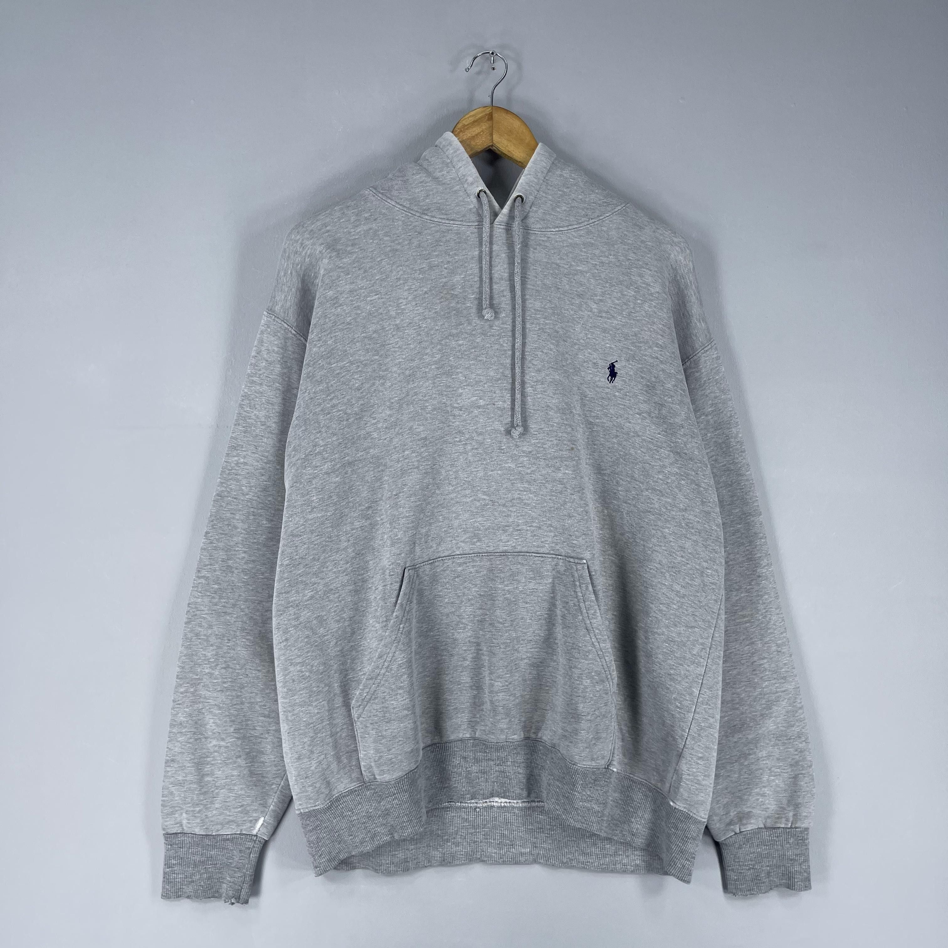 Polo Ralph Lauren Vintage POLO RALPH LAUREN Distressed Pullover Hoodie Size US L / EU 52-54 / 3 - 3 Thumbnail