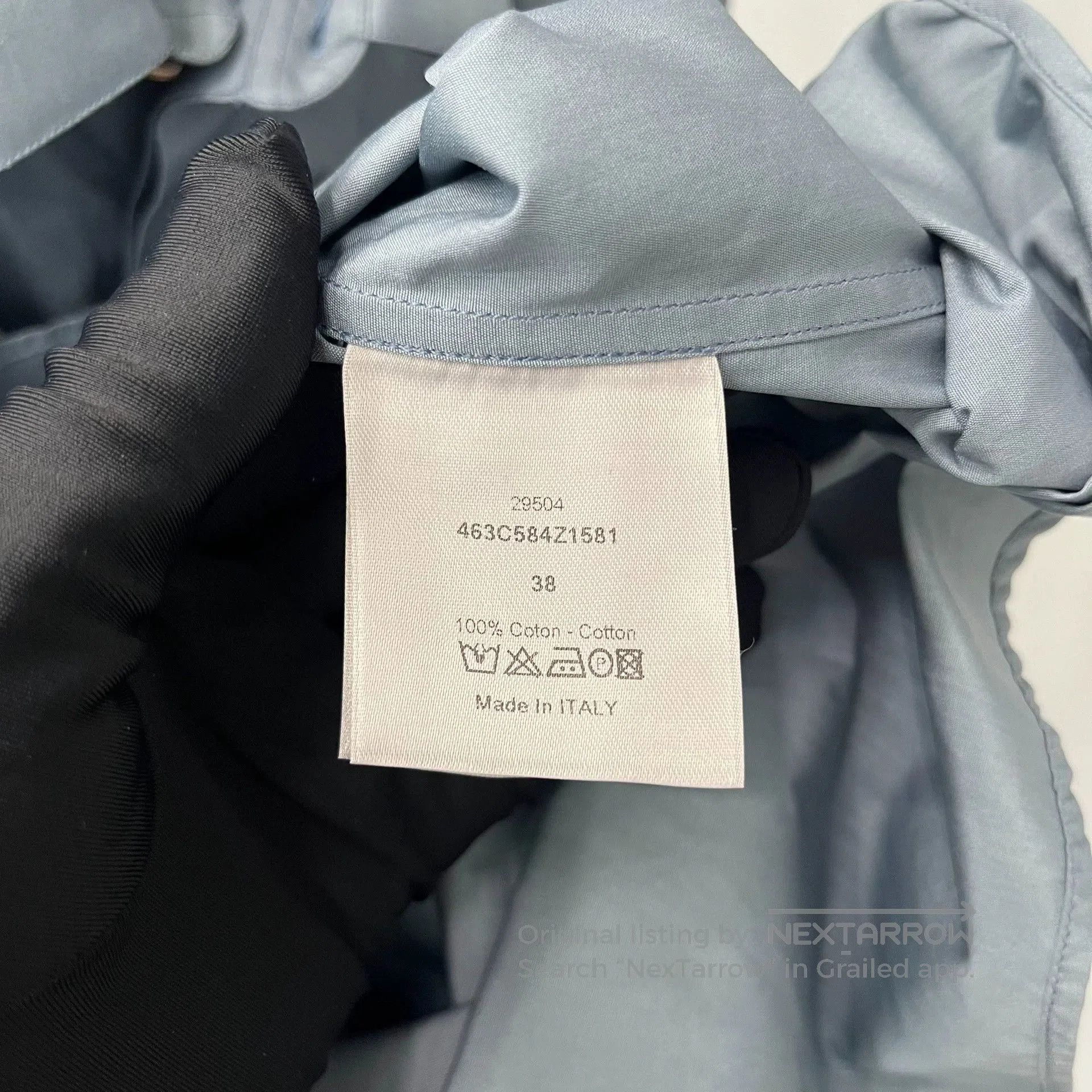 Dior Dior Men's Gray Casual Long Sleeve Shirt. Size US S / EU 44-46 / 1 - 4 Thumbnail