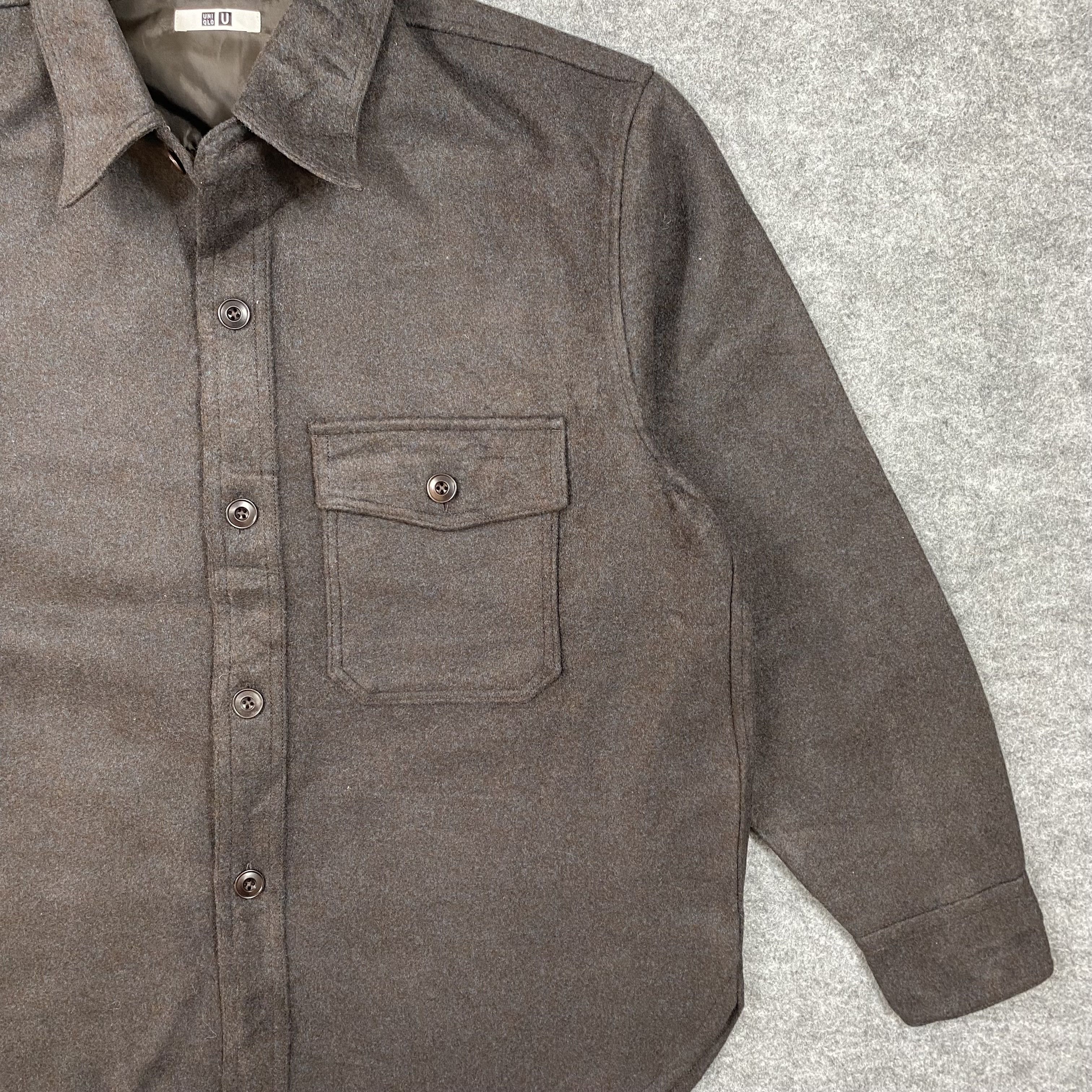 Uniqlo Uniqlo U Lemaire Wool Blended Shirt Jacket-J549 Size US L / EU 52-54 / 3 - 5 Thumbnail