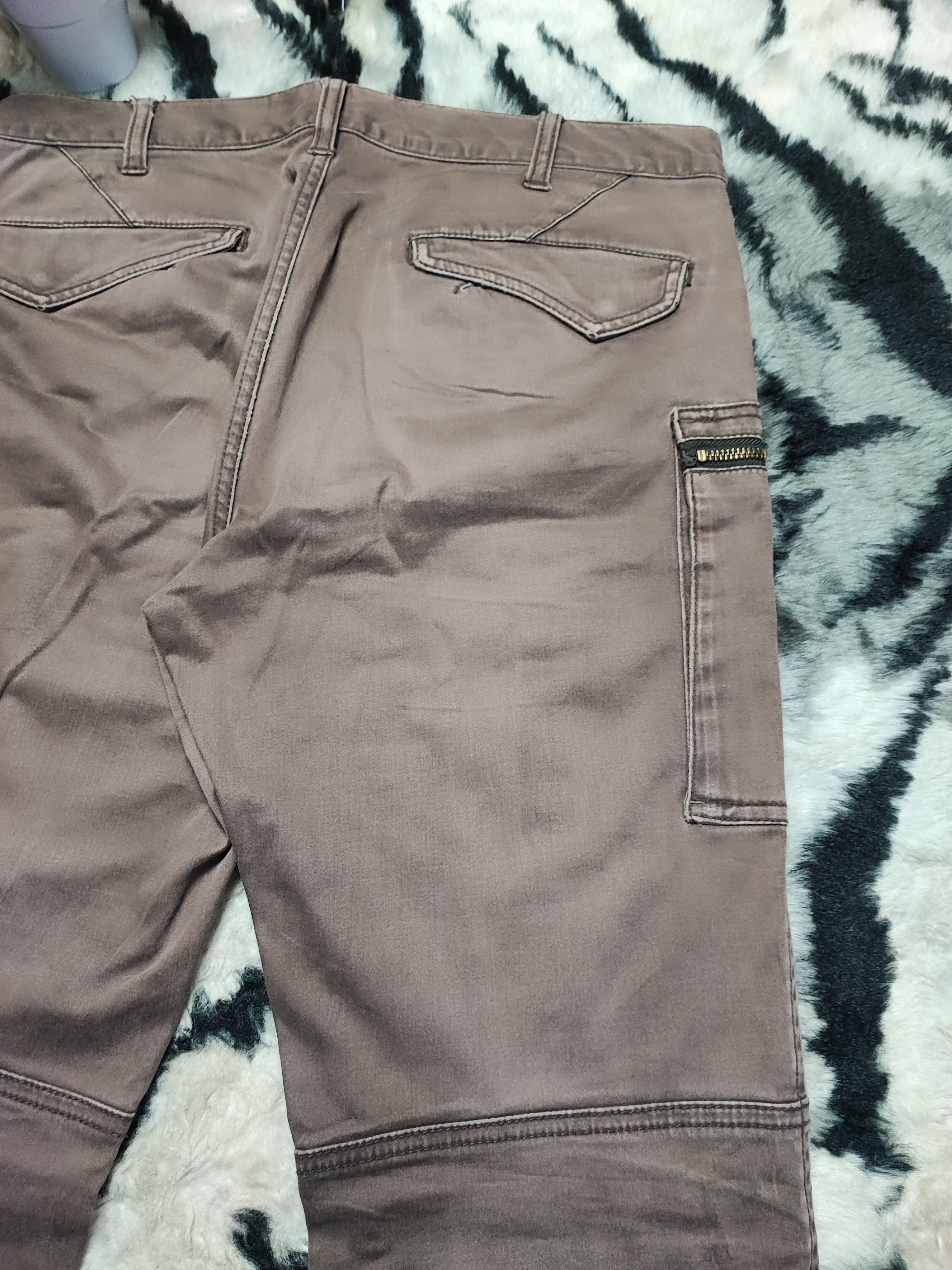 Eternal × OVER THE STRiPES × Takeo Kikuchi Takeo Kikuchi HICKORY Striped Cargo Pants ziper Pocket Size US 31 - 12 Thumbnail