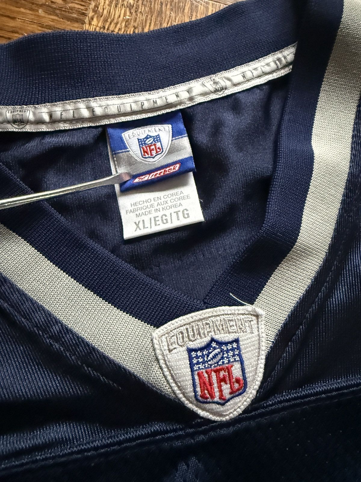 Reebok Vintage Reebok Lawyer Milloy New England Patriots Jersey Size US XL / EU 56 / 4 - 3 Thumbnail
