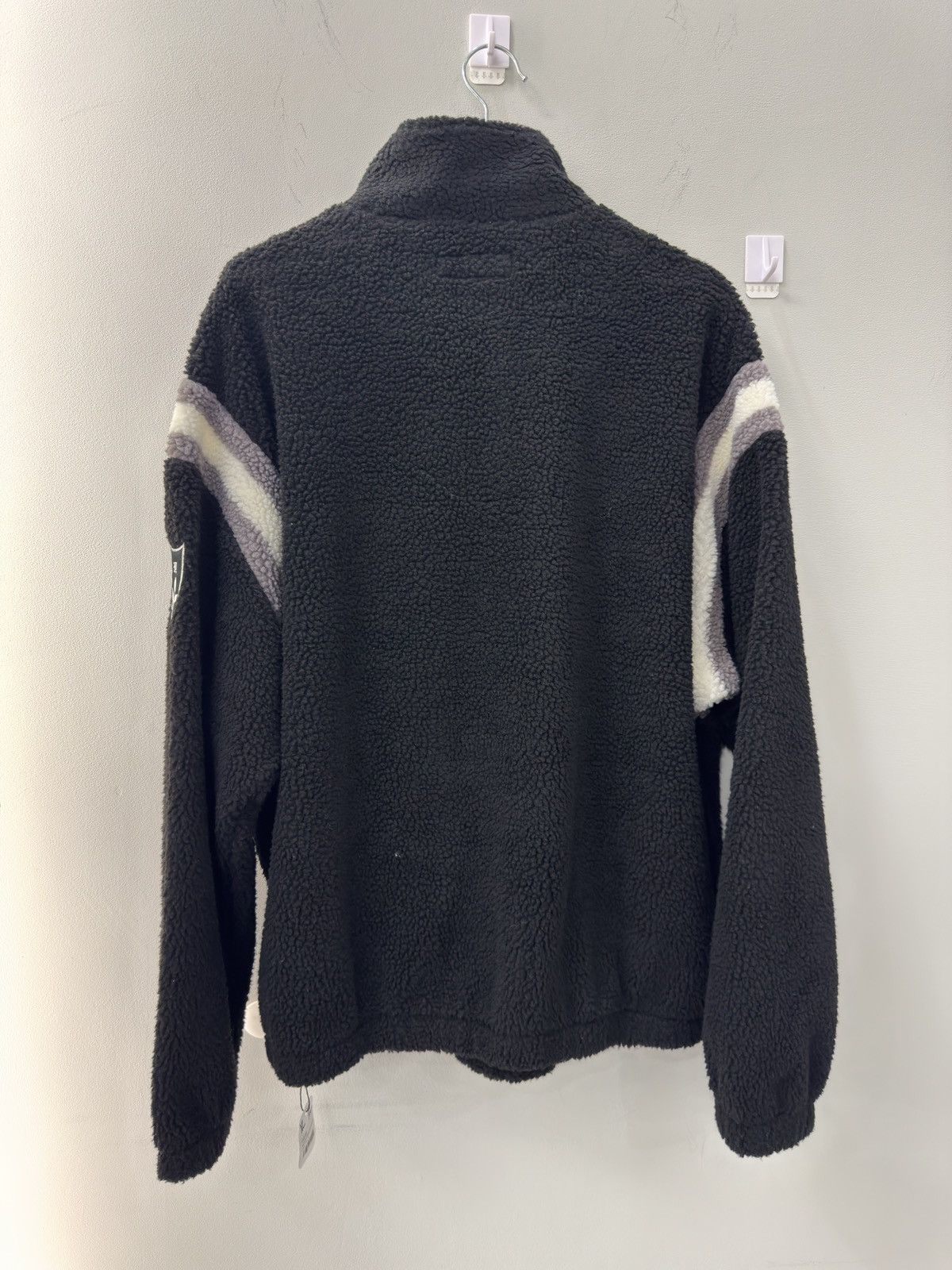Supreme Supreme Arc Logo Black Fleece Pullover Quarter Zip Size US XL / EU 56 / 4 - 4 Thumbnail