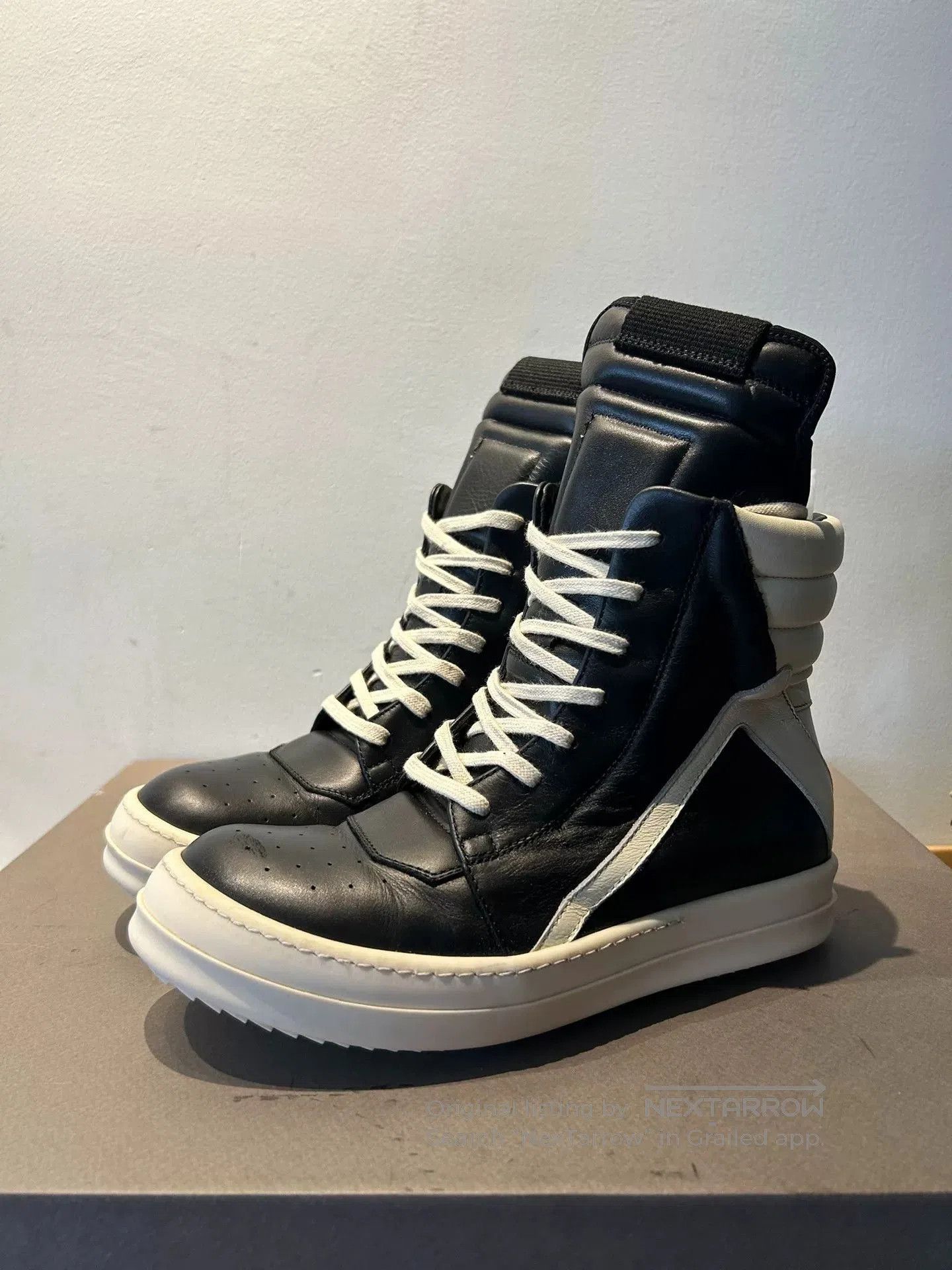Rick Owens rick owens black high. Size US 6 / EU 39 - 1 Thumbnail