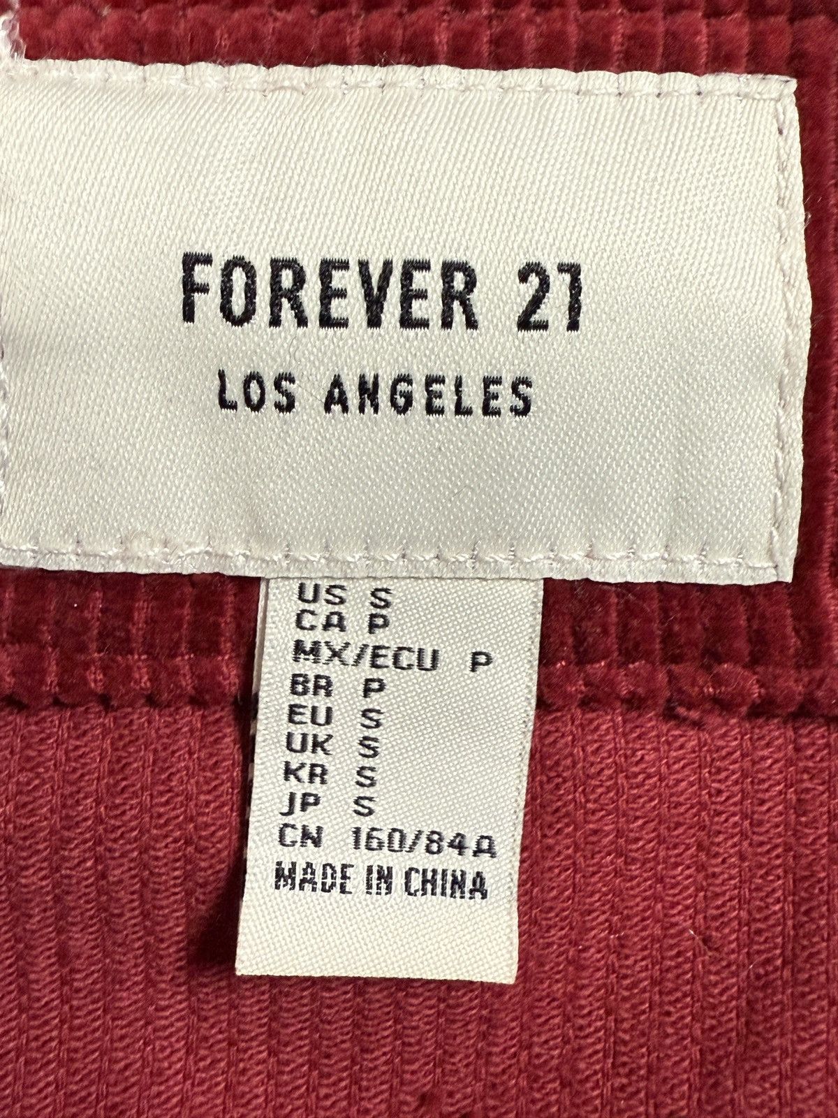 Forever 21 Forever 21 Corduroy Jacket Biker Belt /Zippers / Pockets Size S / US 4 / IT 40 - 5 Thumbnail