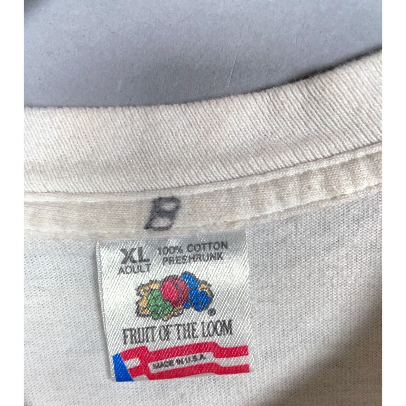 Fruit Of The Loom VINTAGE Dirt Peddlers Rock Band T-Shirt Adult XL White Double-Sided 90s Retro Graphic Print Mens Size US XL / EU 56 / 4 - 4 Thumbnail
