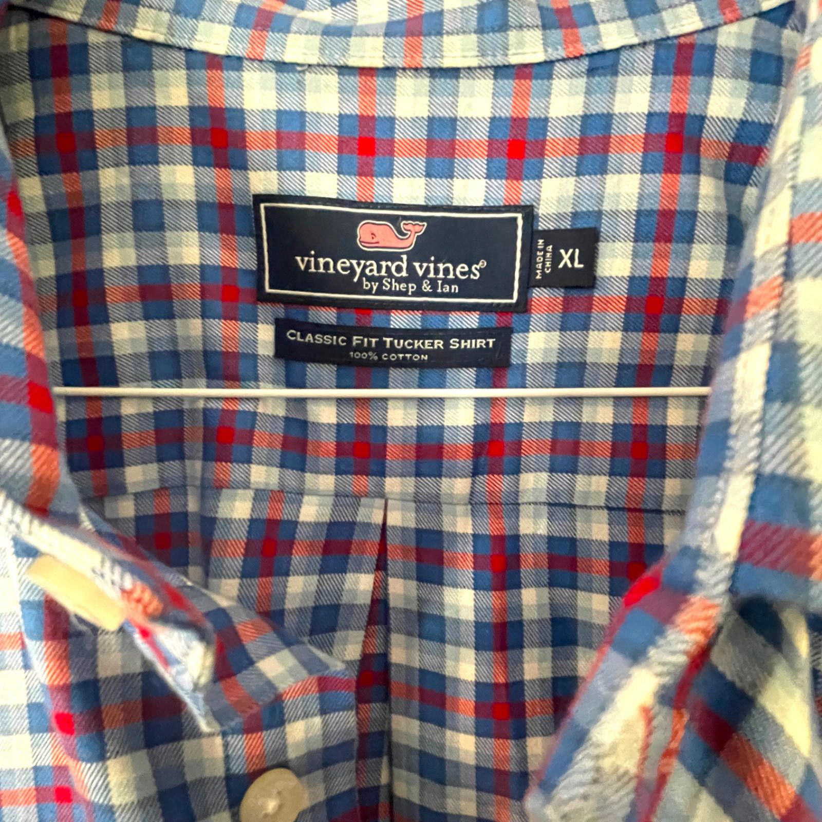 Vineyard Vines Vineyard Vines Men's Tucker Shirt XL Plaid Long Sleeve Size US XL / EU 56 / 4 - 5 Thumbnail