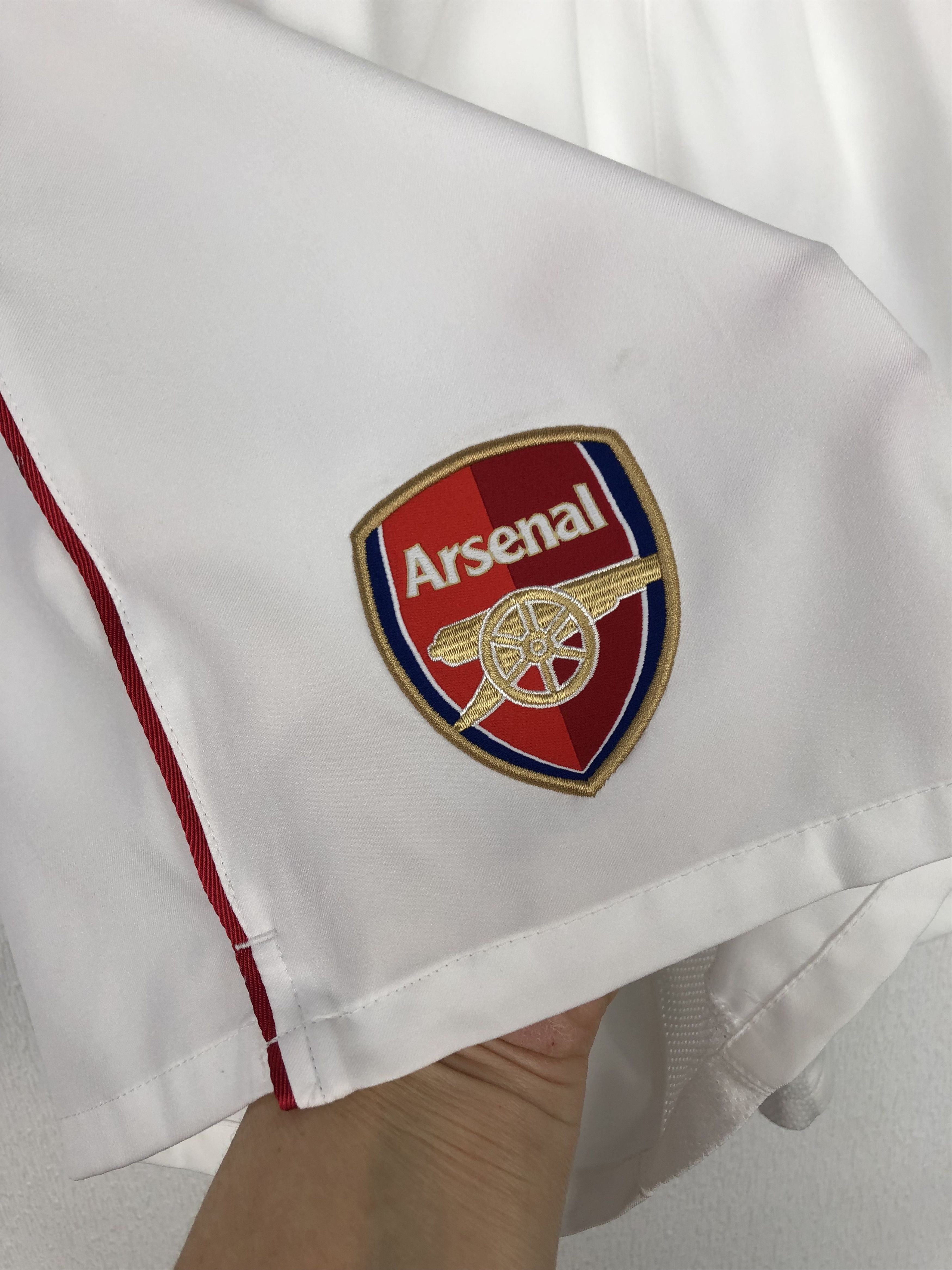 Nike Nike Arsenal Football Shorts Soccer Track White Gunners S Size US 30 / EU 46 - 3 Thumbnail