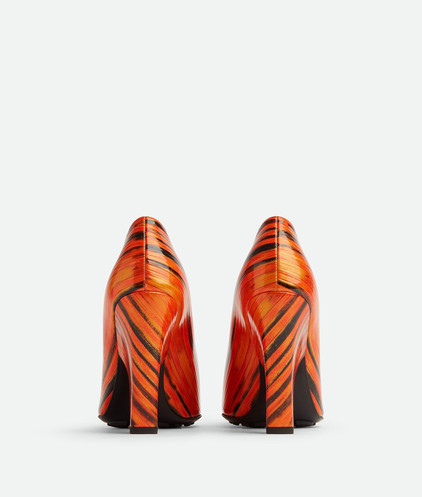 Bottega Veneta o1bcso1str0725 Storm Pumps in Orange/Black Size US 10 / IT 40 - 3 Thumbnail