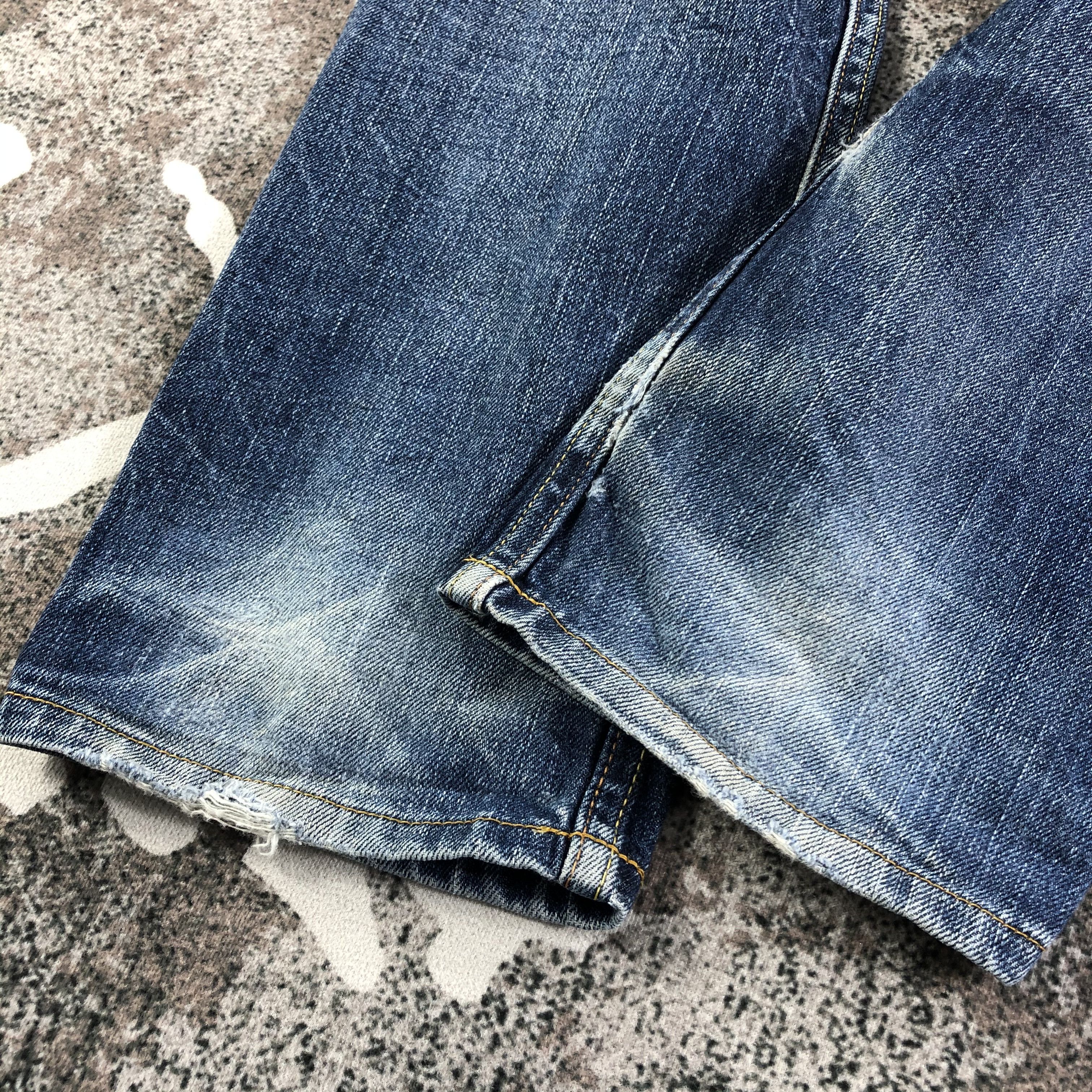 Levi's Vintage Levis 605 Jeans Distress Blue Wash Denim KJ1702 Size US 30 / EU 46 - 6 Thumbnail