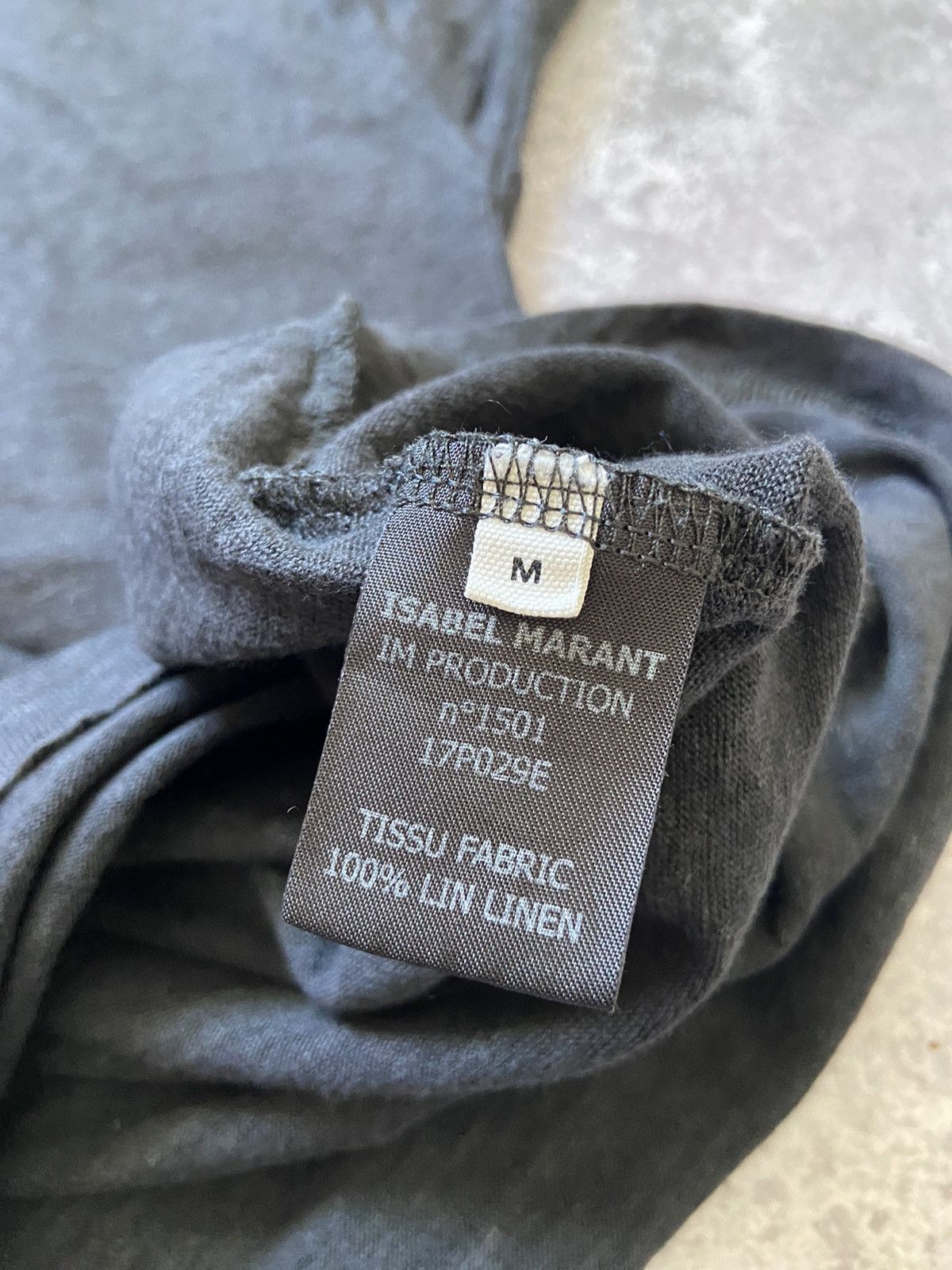 Isabel Marant Etoile Isabel Marant Etoile linen luxury designer big logo tee Size US M / EU 48-50 / 2 - 6 Thumbnail