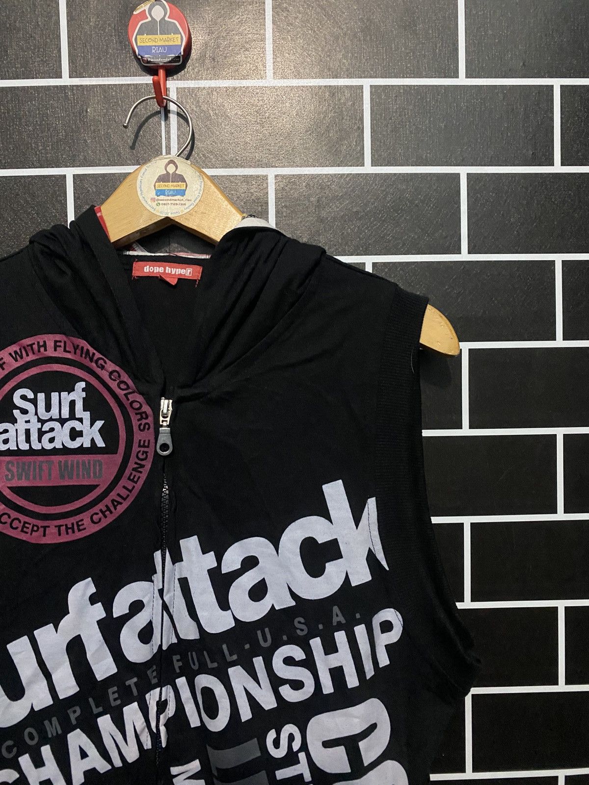 Other Dope hyper sleeveless hoodie surf attack dope hype japanese Size US L / EU 52-54 / 3 - 1 Thumbnail