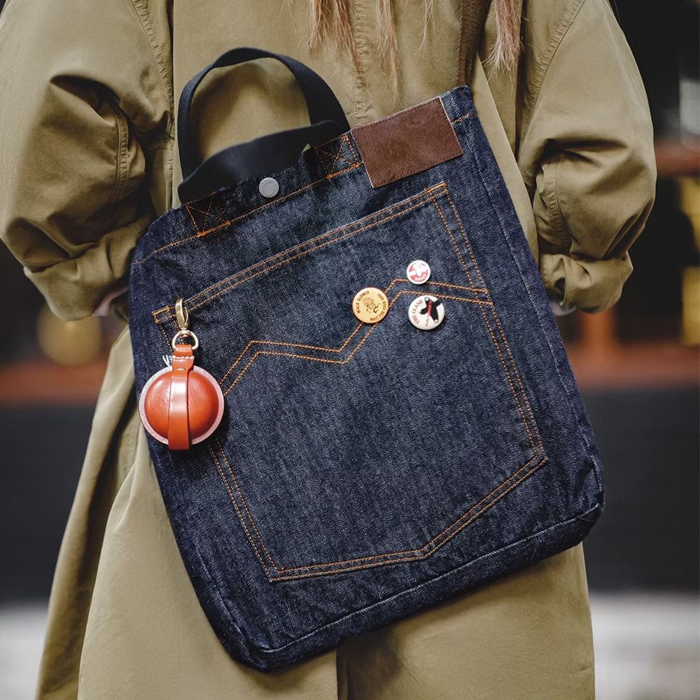 Japanese Brand Fashion denim messenger bag shoulder bag military 