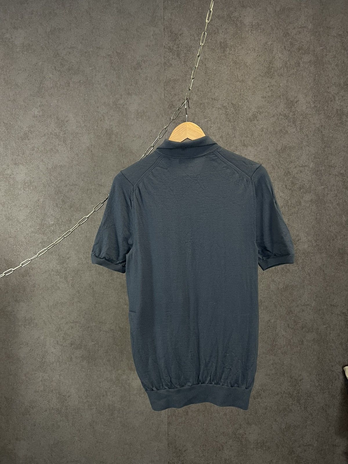 Reiss Reiss merino wool designer polo tee Size US M / EU 48-50 / 2 - 6 Thumbnail