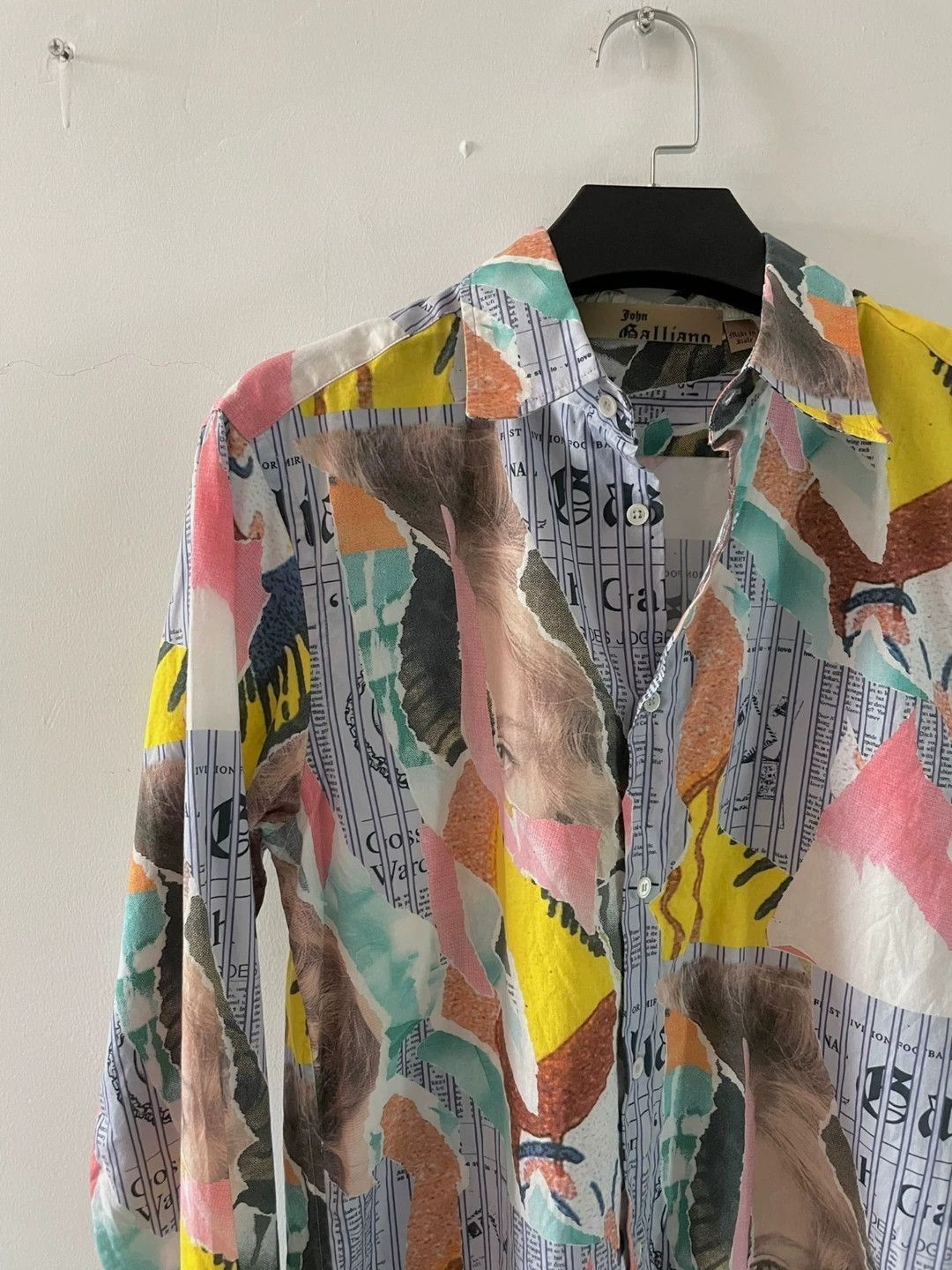John Galliano Multi-Pattern Long-Sleeve Shirt Size S Size US S / EU 44-46 / 1 - 4 Thumbnail