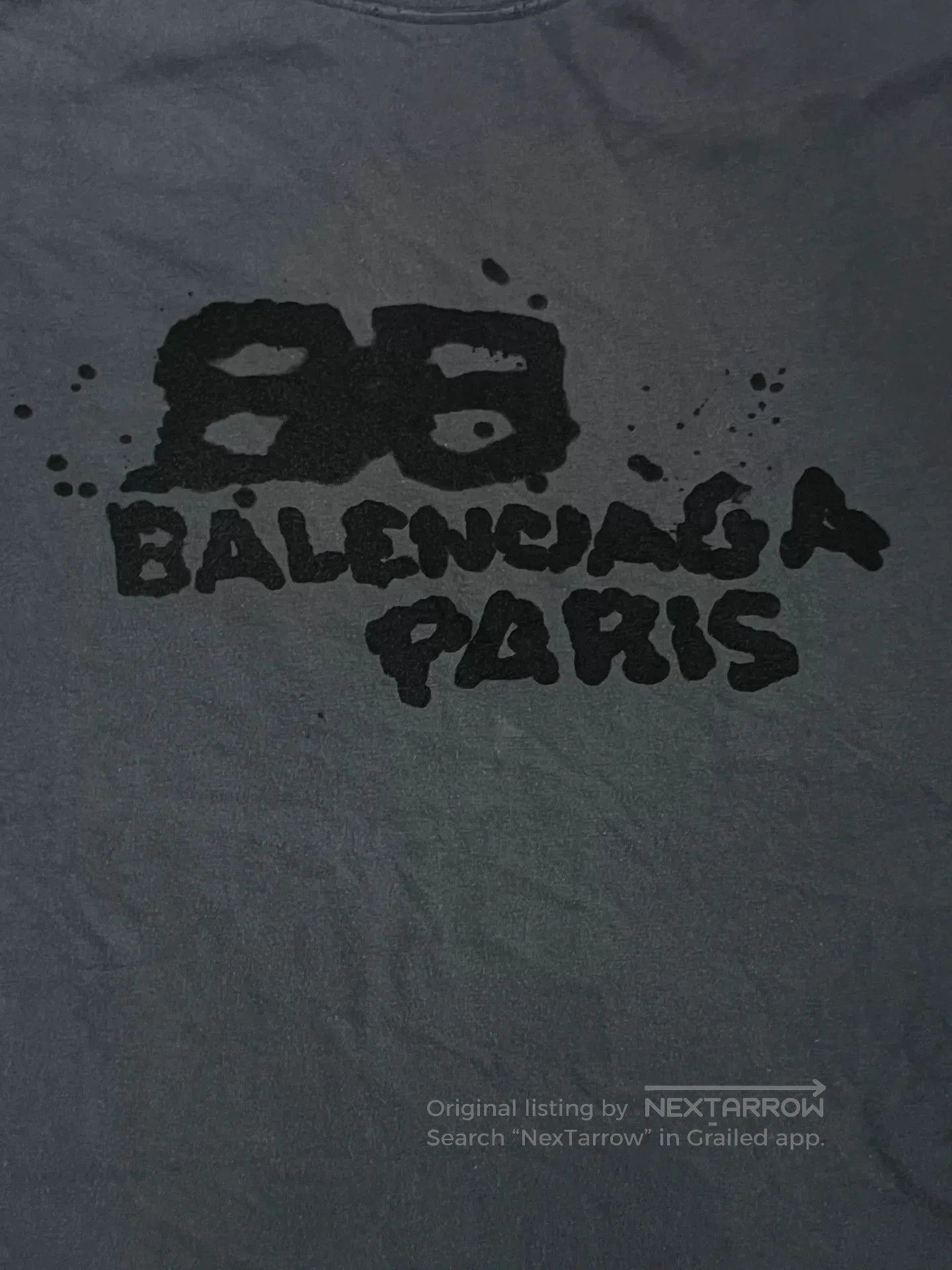 Balenciaga Balenciaga Letter Print Crewneck Short-Sleeve T-Shirt. Size US M / EU 48-50 / 2 - 3 Thumbnail