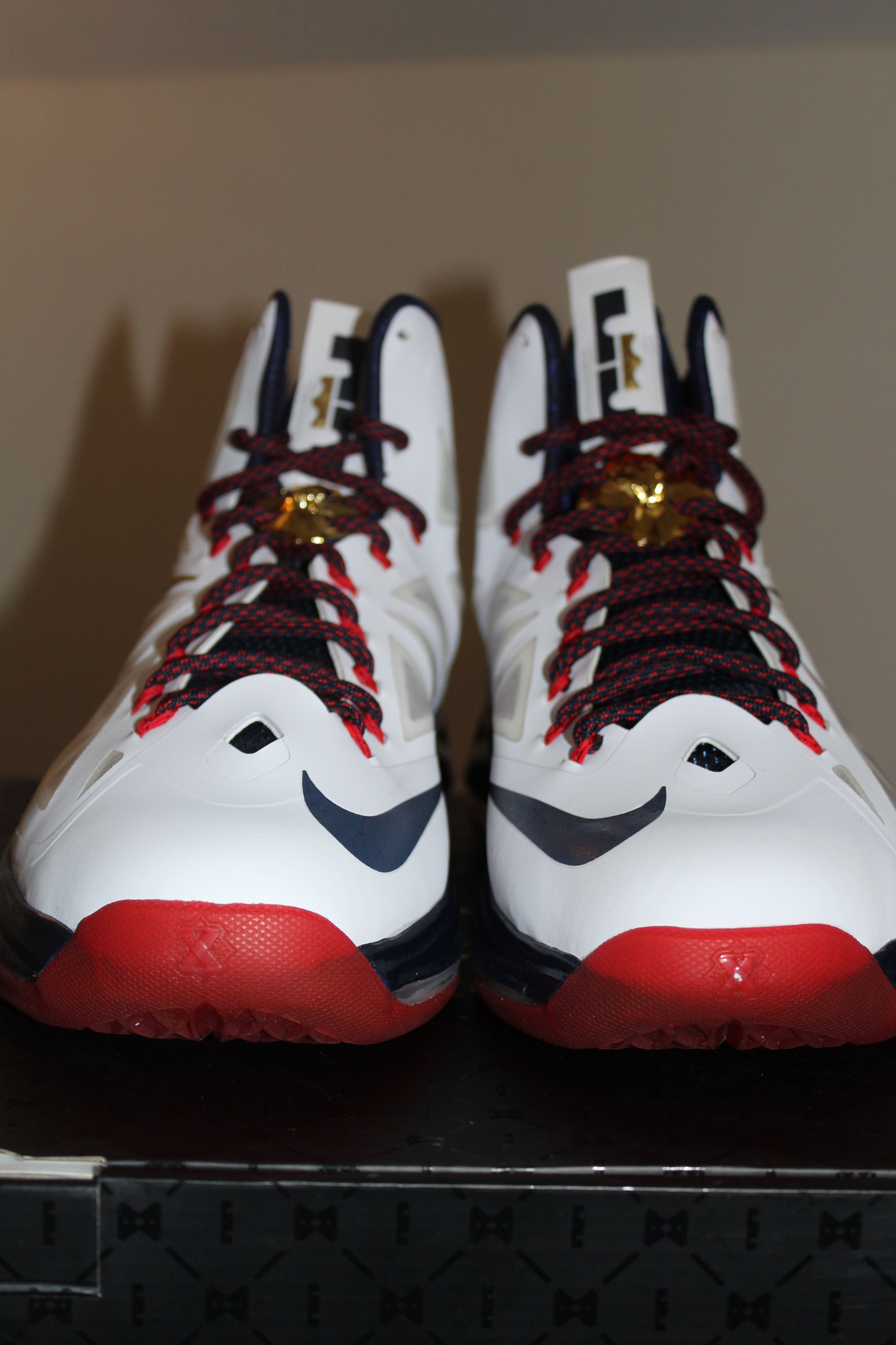 Nike Nike LeBron 10+Sport Package Gold Medal USA Olympics Size 14 Size US 14 / EU 47 - 3 Thumbnail