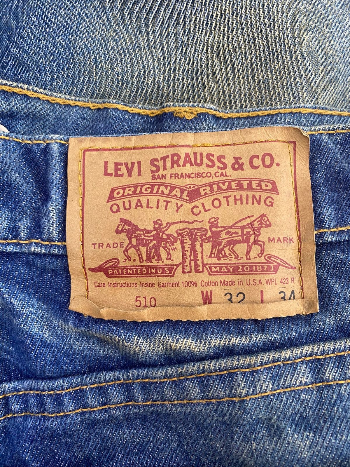 Levi's Vintage Levi’s Acid Blue Wash Style Loose Jeans Size US 32 / EU 48 - 10 Thumbnail